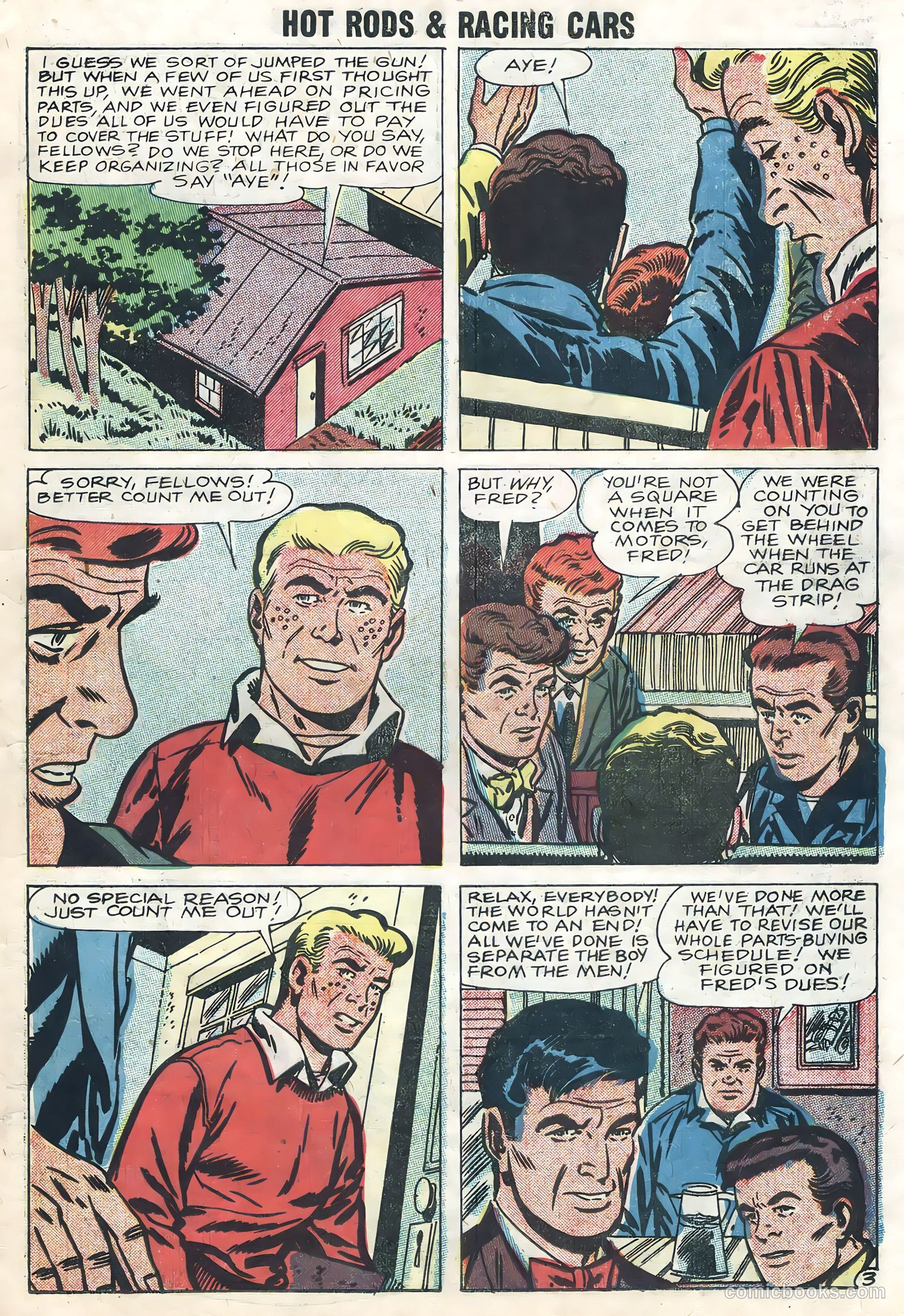 Hot Rods and Racing Cars #37 — page 11 of 36