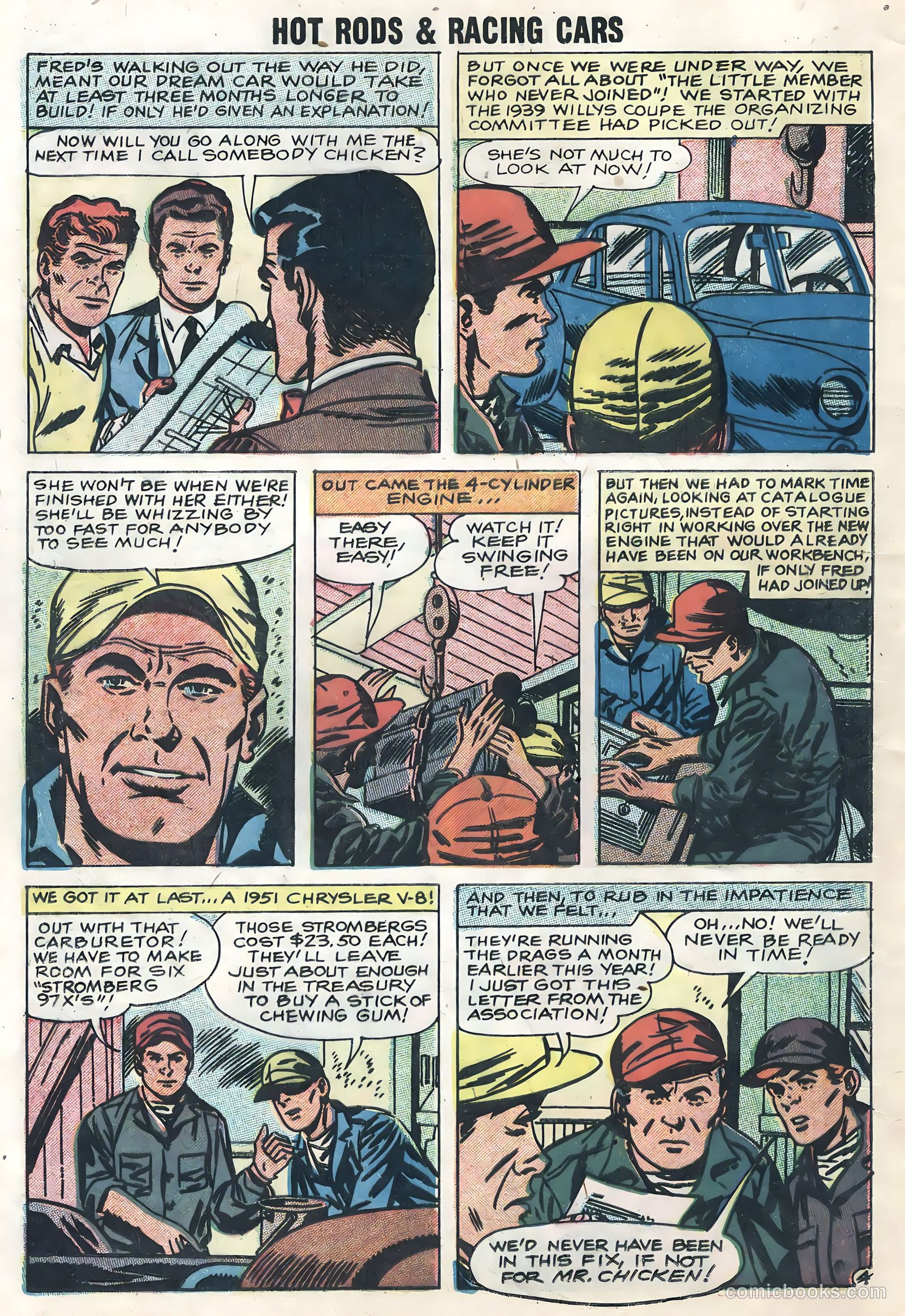 Hot Rods and Racing Cars #37 — page 12 of 36