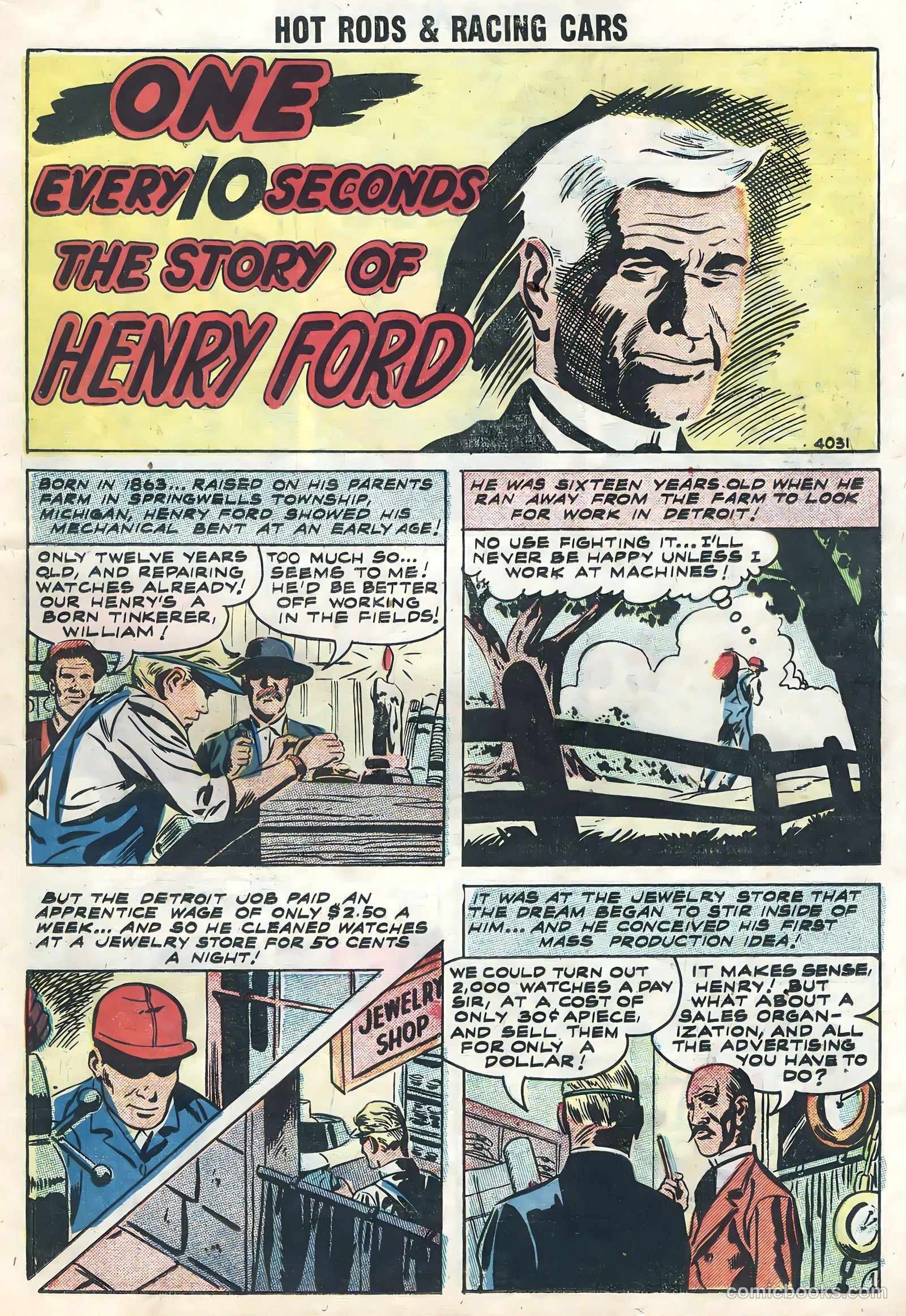 Hot Rods and Racing Cars #37 — page 23 of 36