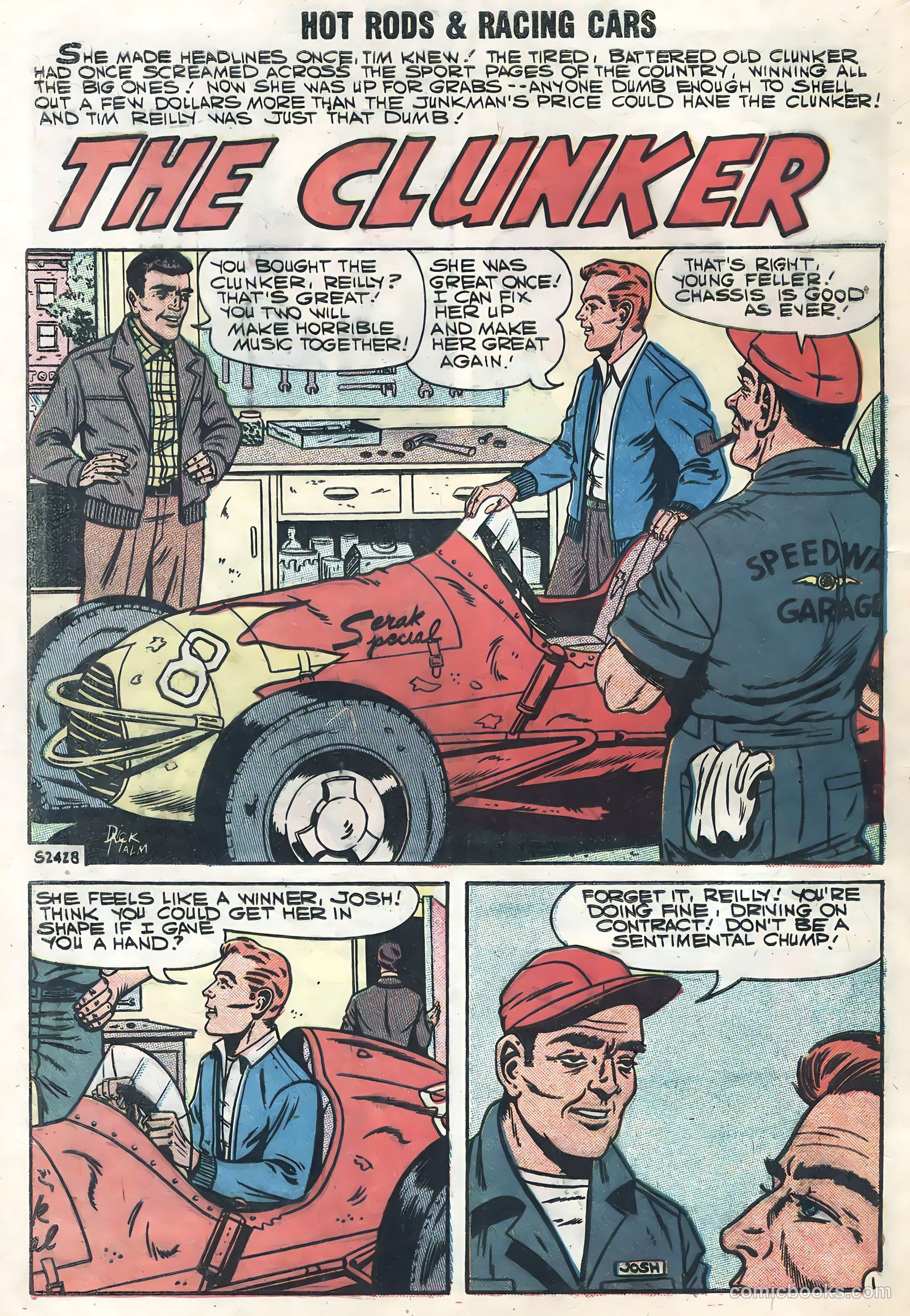 Hot Rods and Racing Cars #37 — page 28 of 36