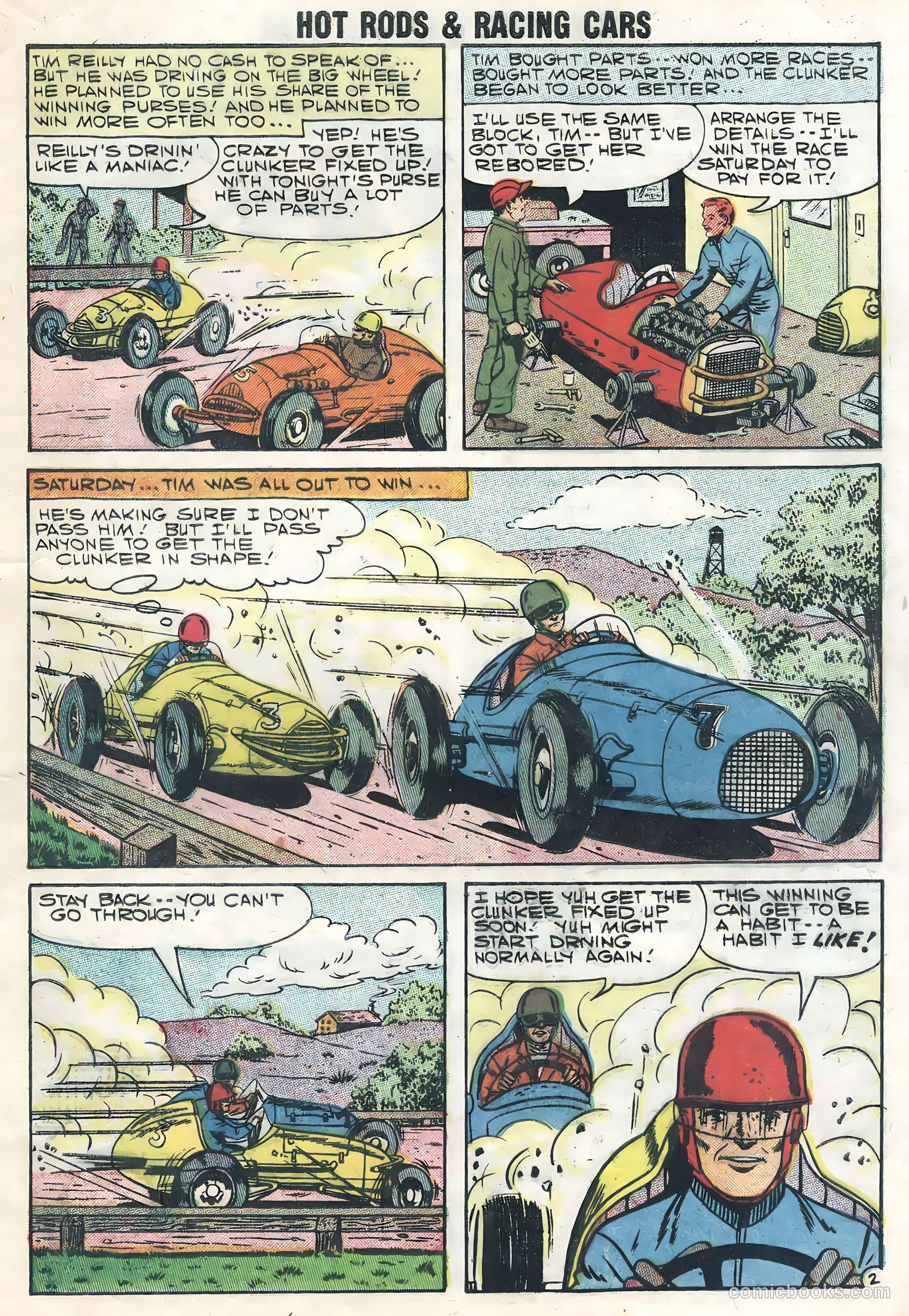 Hot Rods and Racing Cars #37 — page 29 of 36