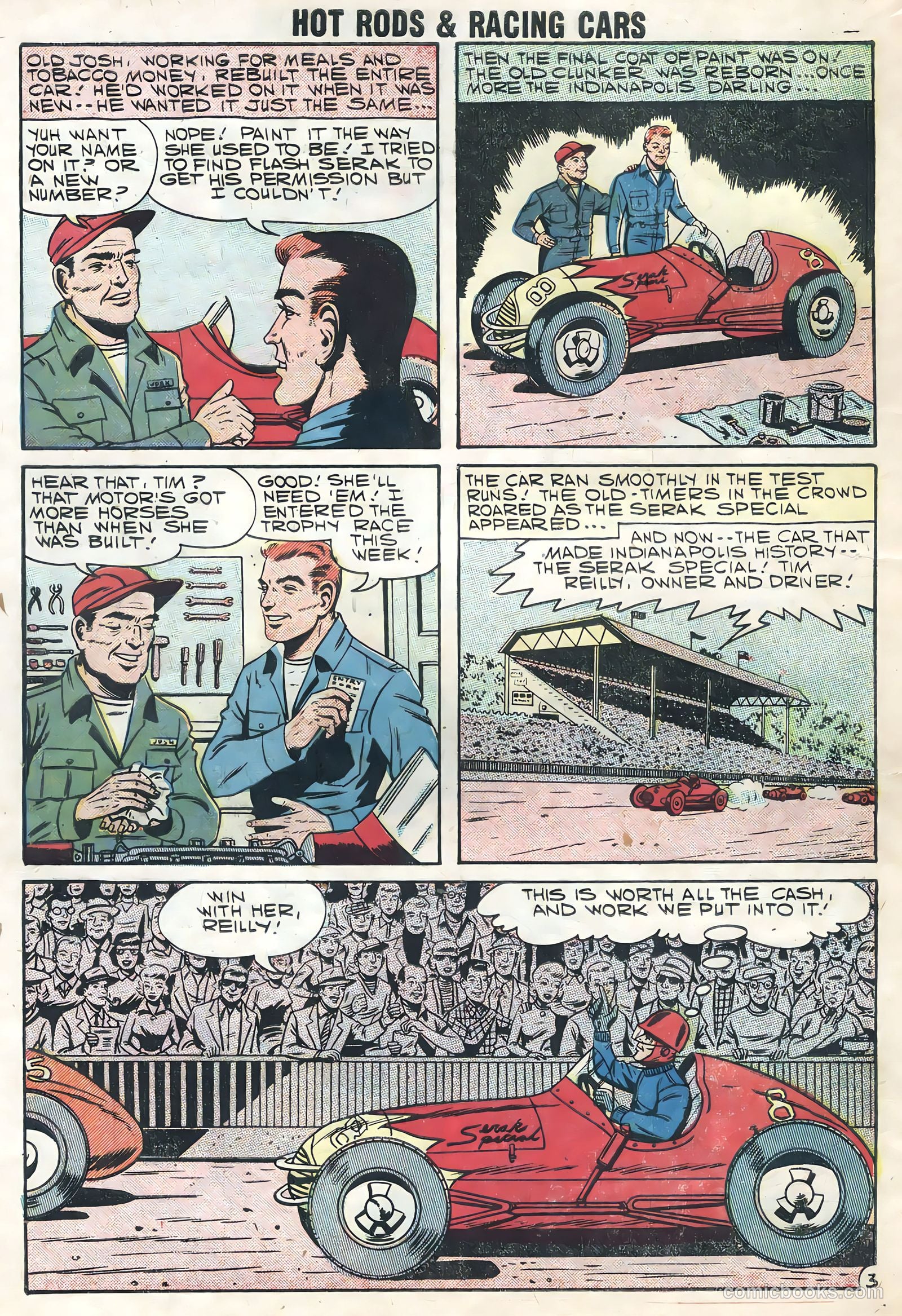 Hot Rods and Racing Cars #37 — page 30 of 36