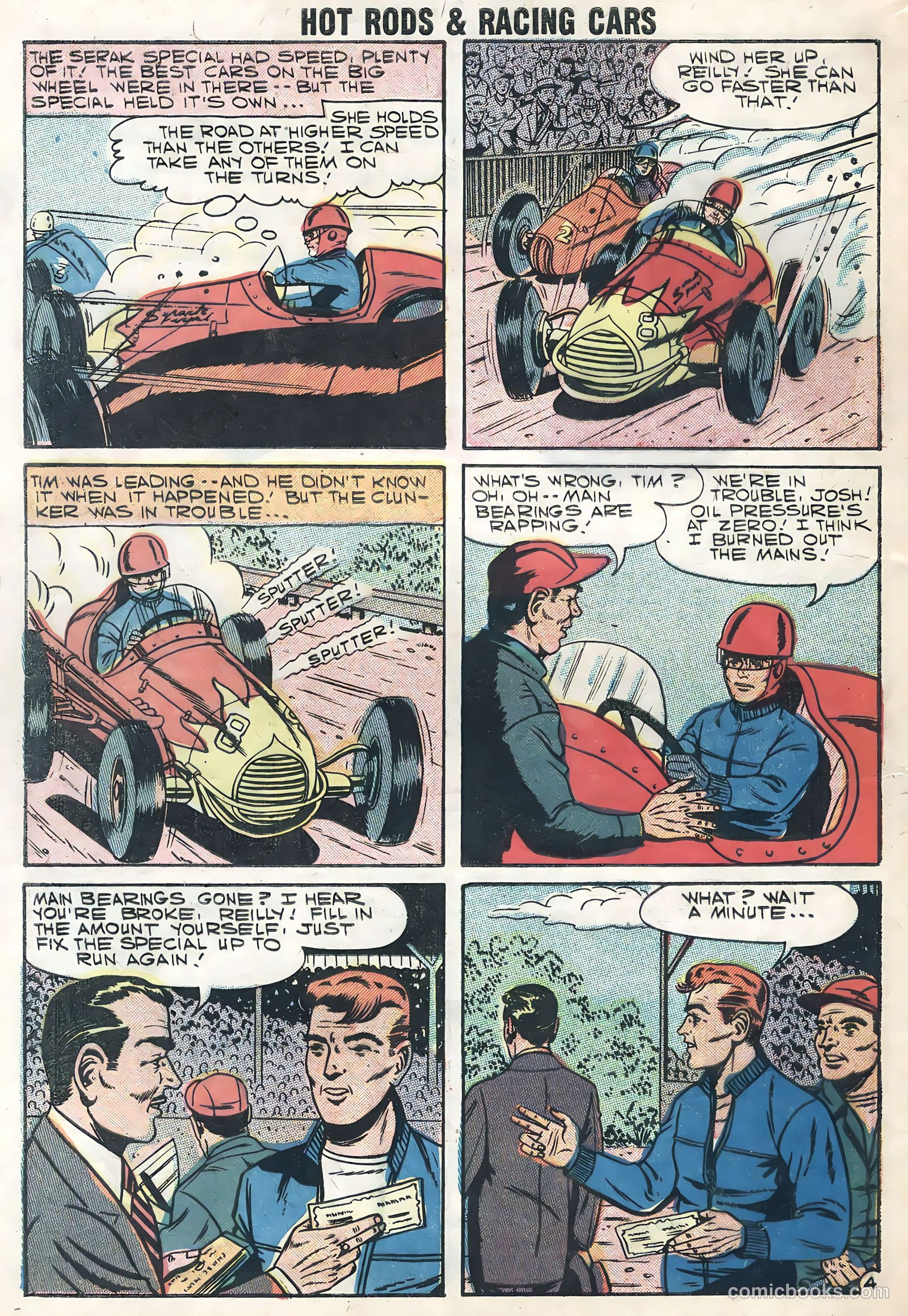 Hot Rods and Racing Cars #37 — page 32 of 36