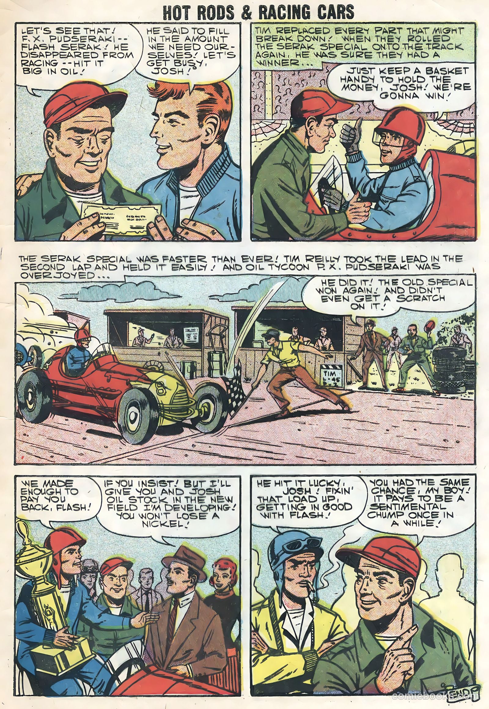 Hot Rods and Racing Cars #37 — page 33 of 36