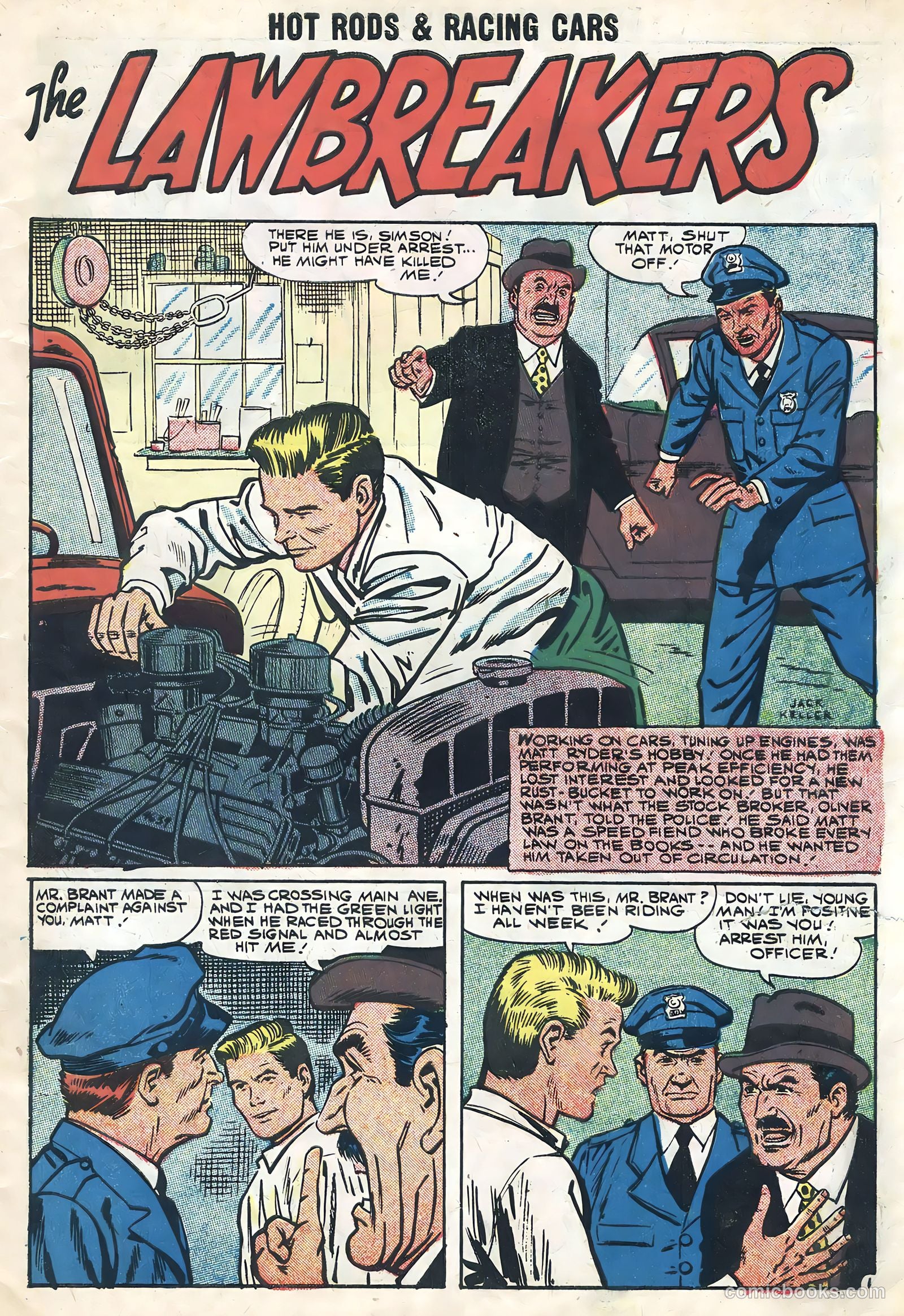 Hot Rods and Racing Cars #38 — page 3 of 36