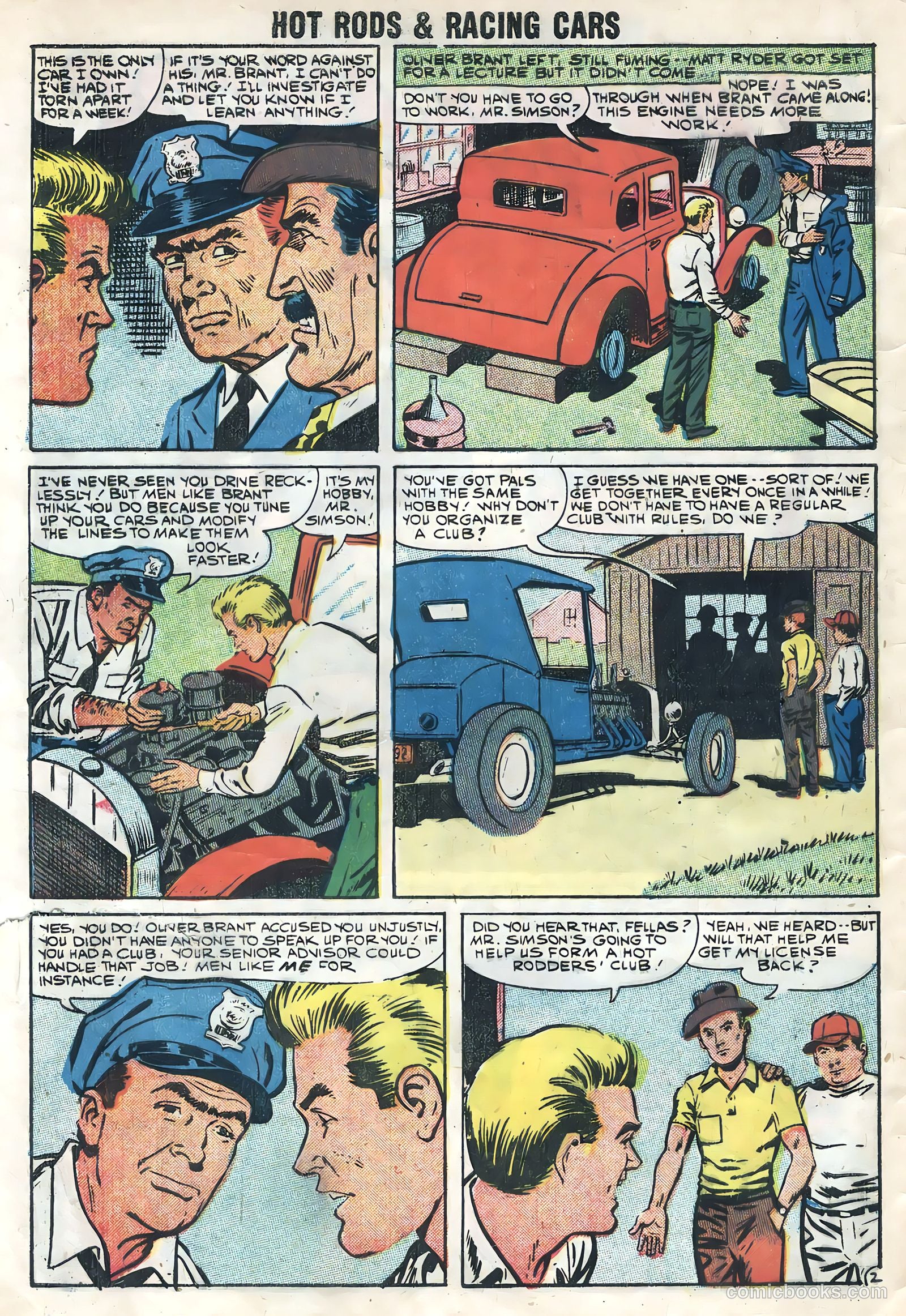 Hot Rods and Racing Cars #38 — page 4 of 36