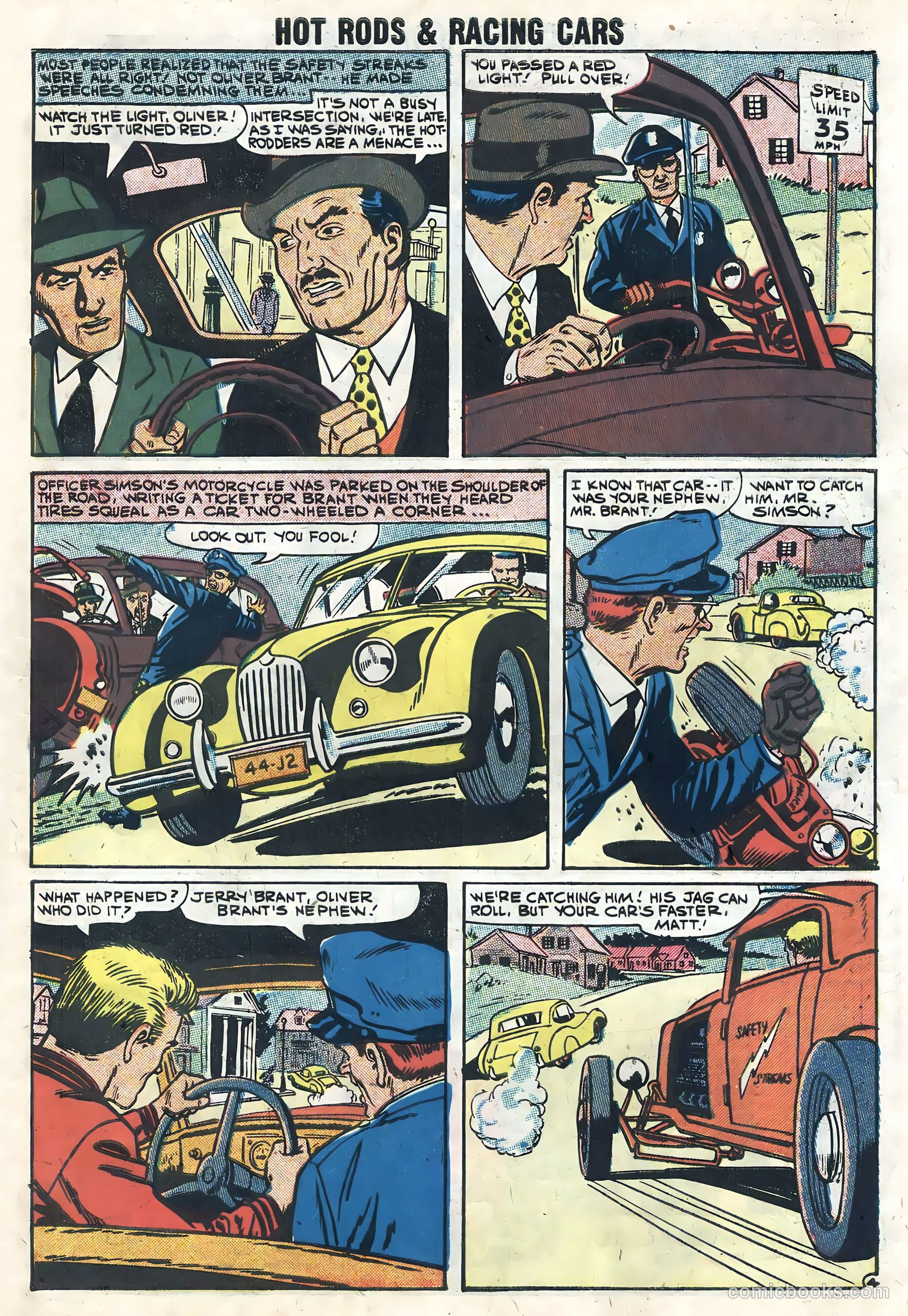 Hot Rods and Racing Cars #38 — page 7 of 36