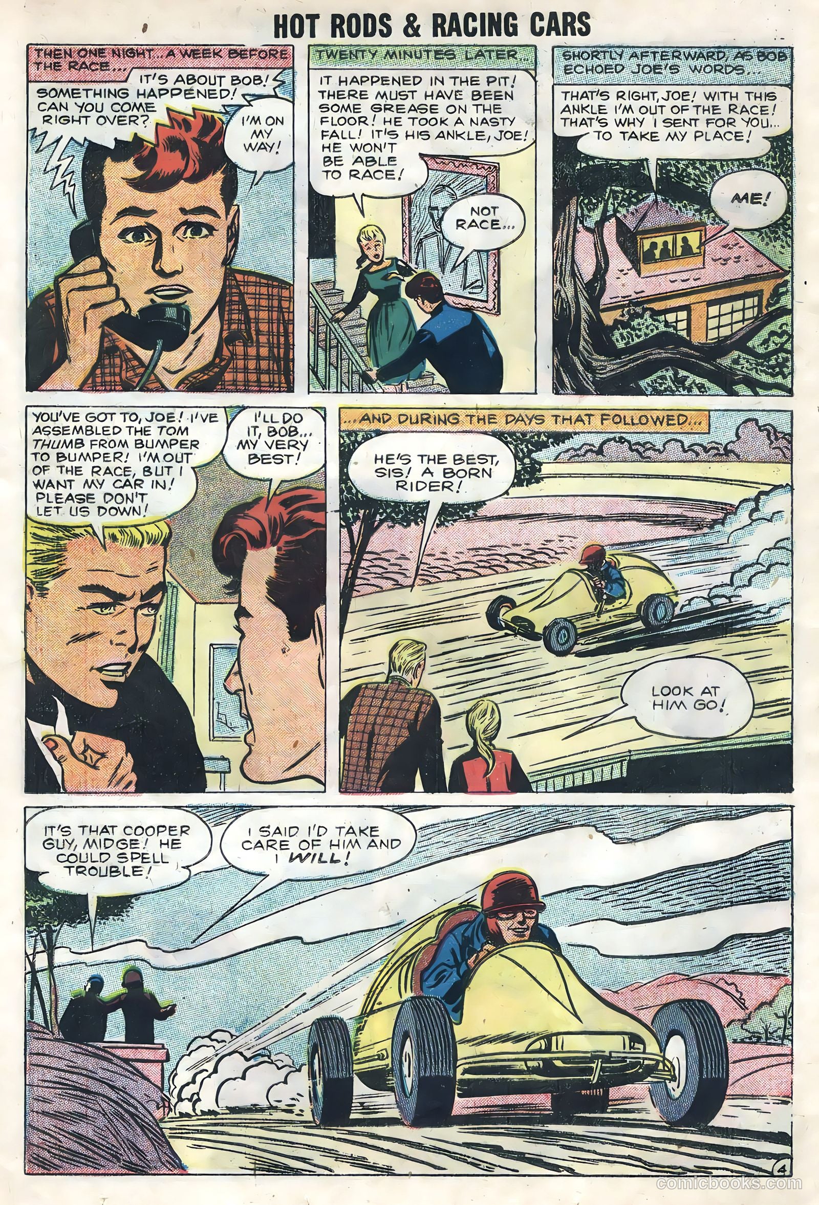 Hot Rods and Racing Cars #38 — page 12 of 36