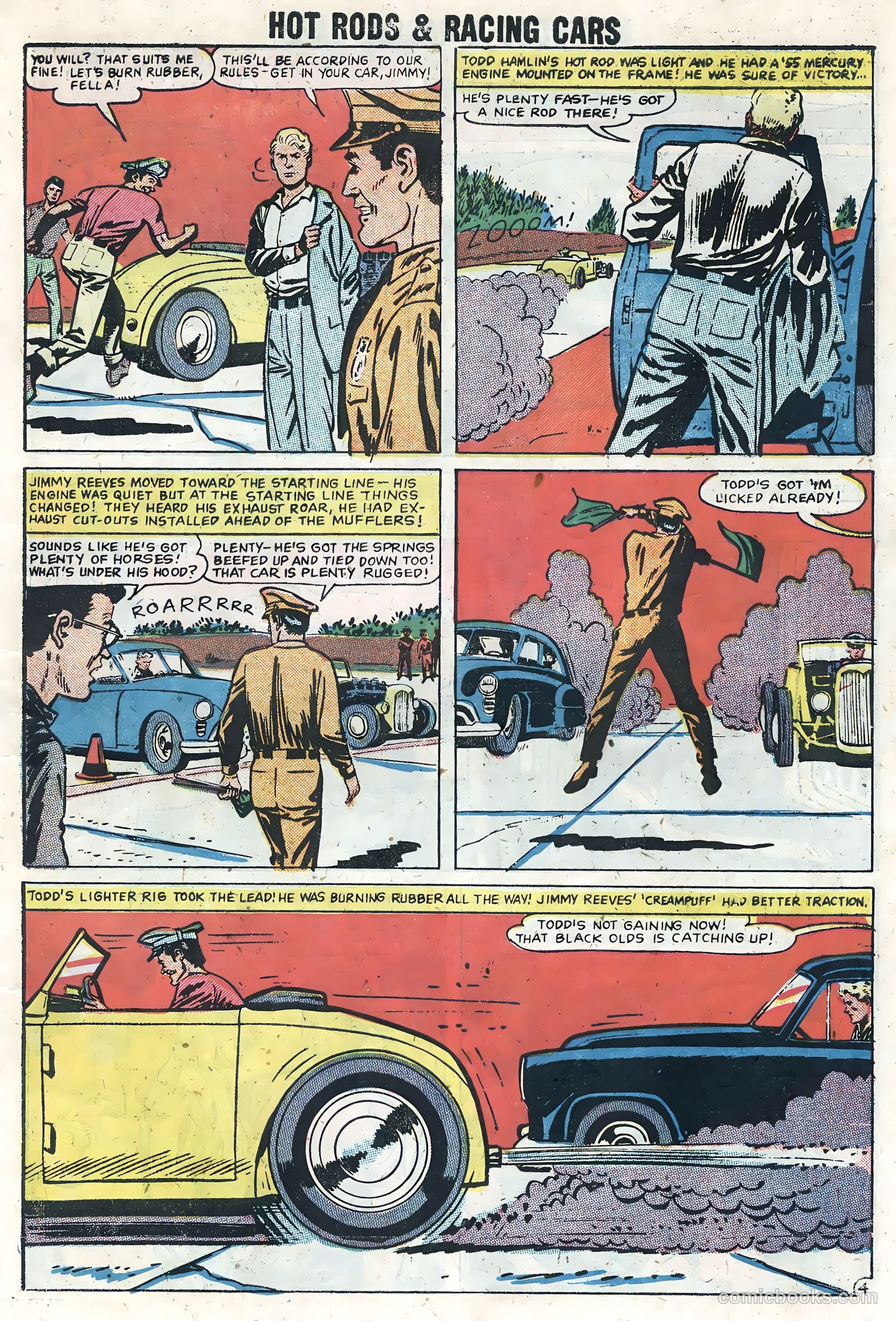 Hot Rods and Racing Cars #39 — page 7 of 35