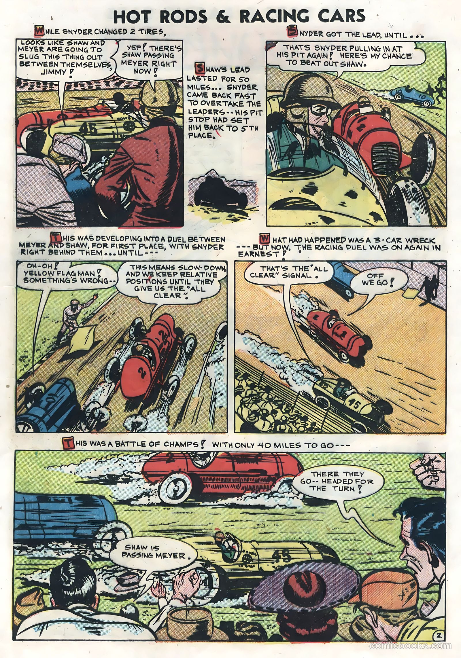 Hot Rods and Racing Cars #4 — page 12 of 36