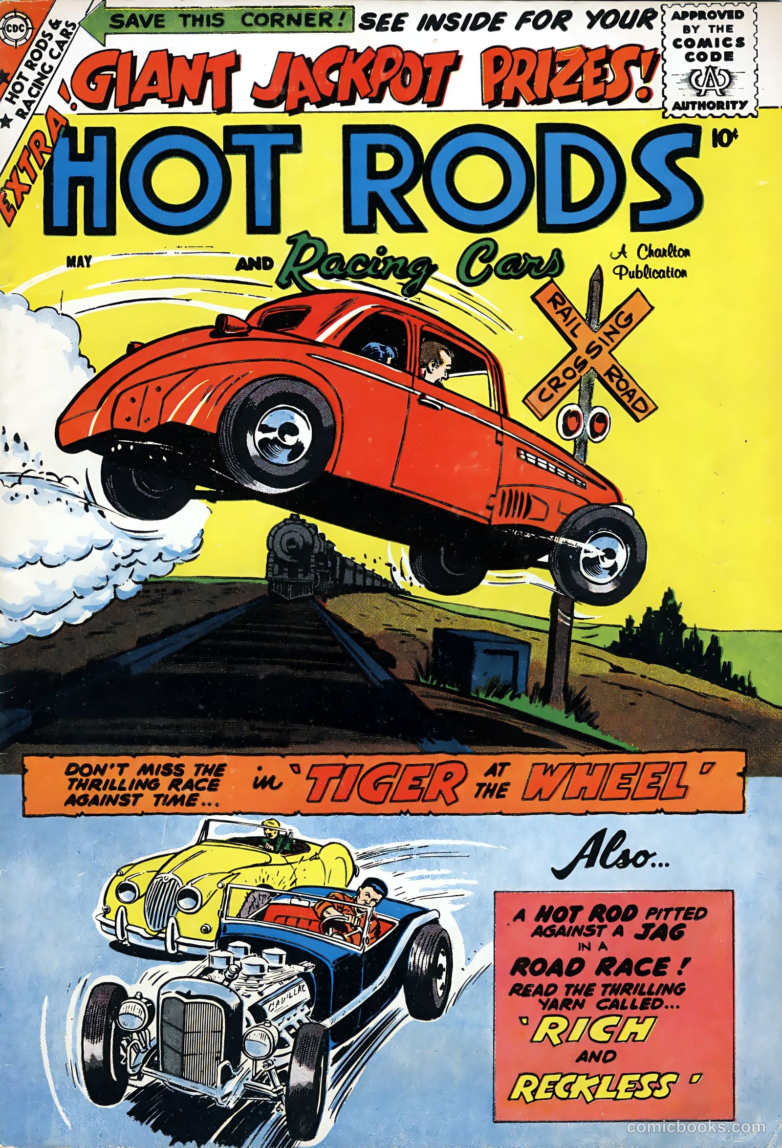 Hot Rods and Racing Cars #40 — page 1 of 36