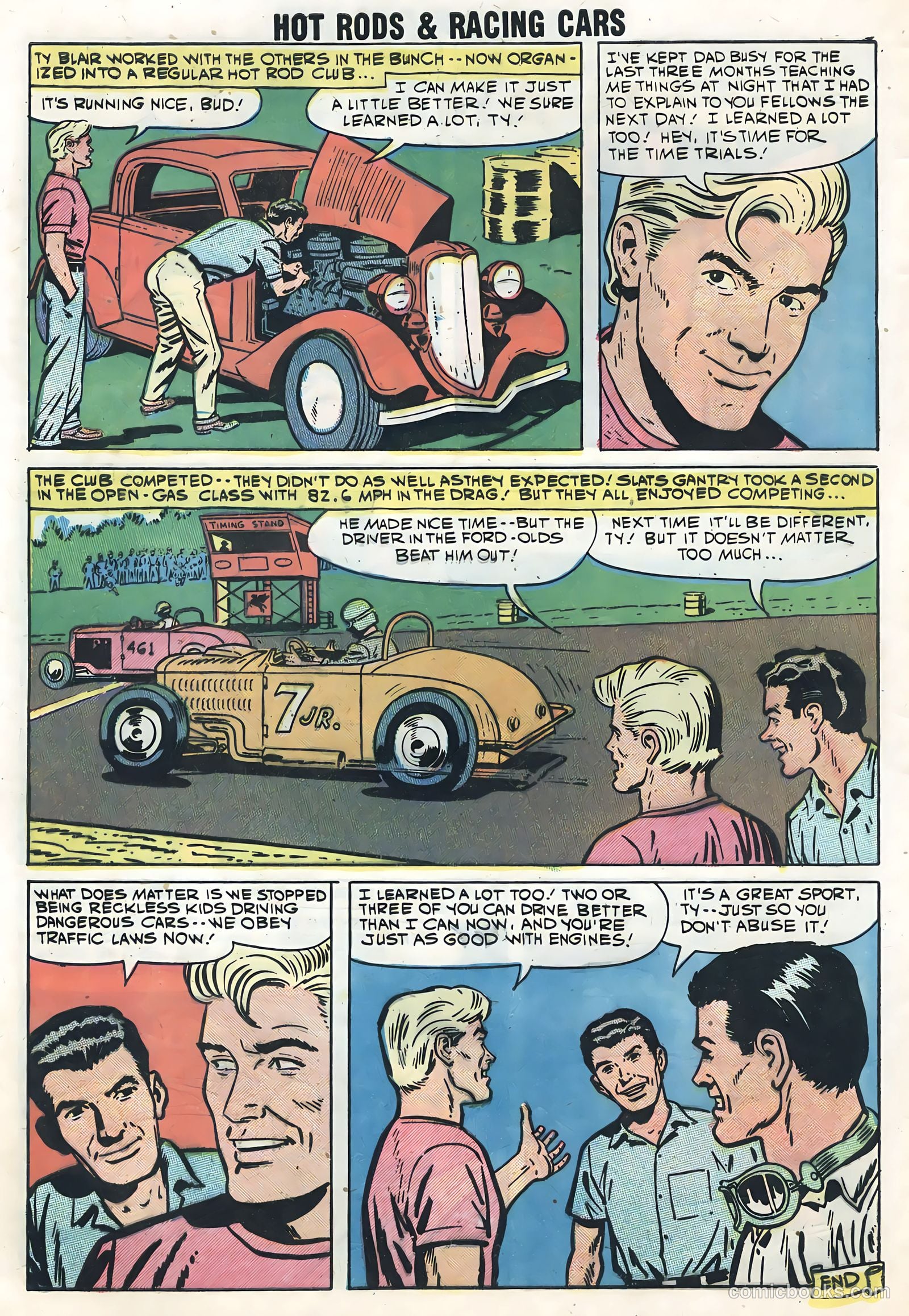 Hot Rods and Racing Cars #40 — page 8 of 36