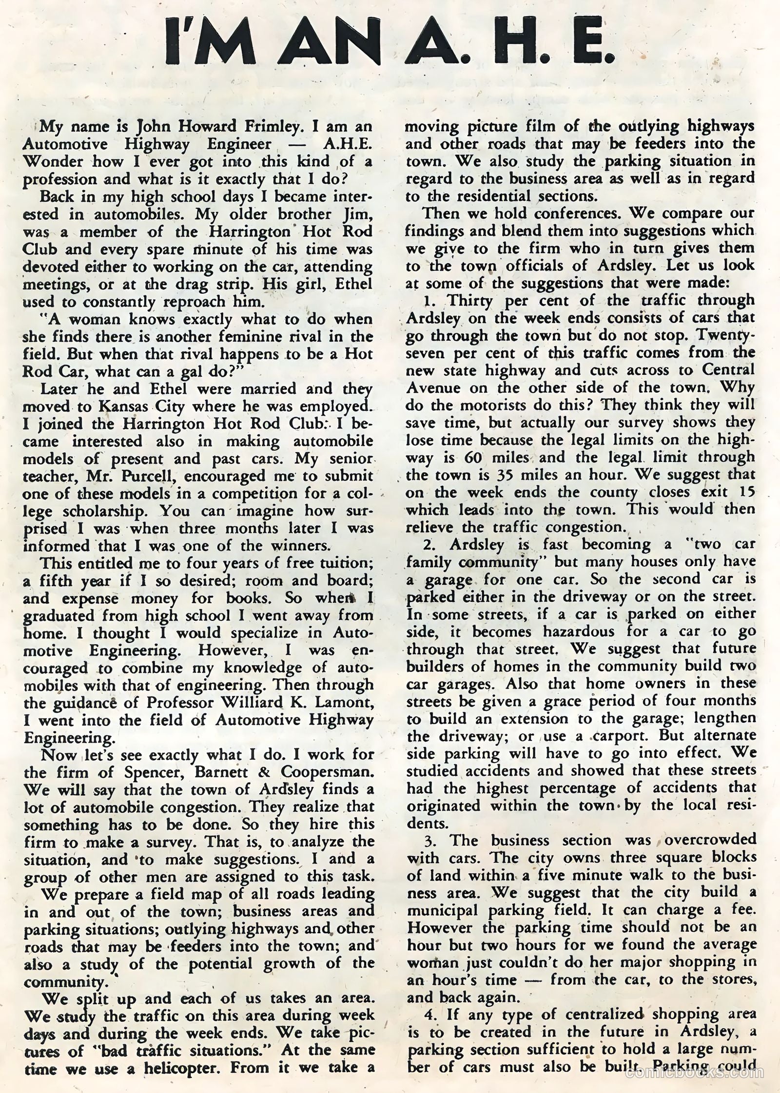 Hot Rods and Racing Cars #40 — page 9 of 36