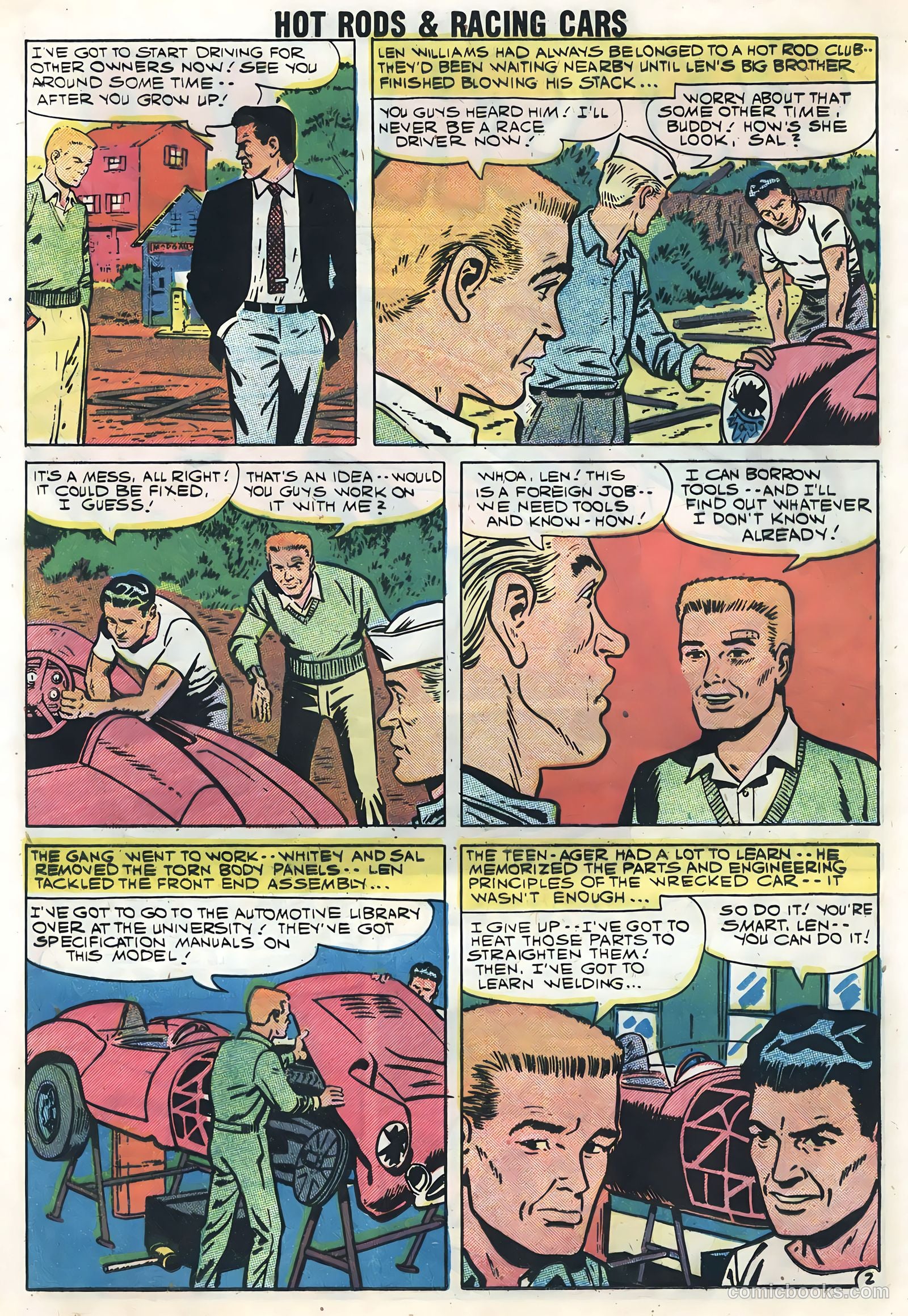 Hot Rods and Racing Cars #40 — page 12 of 36