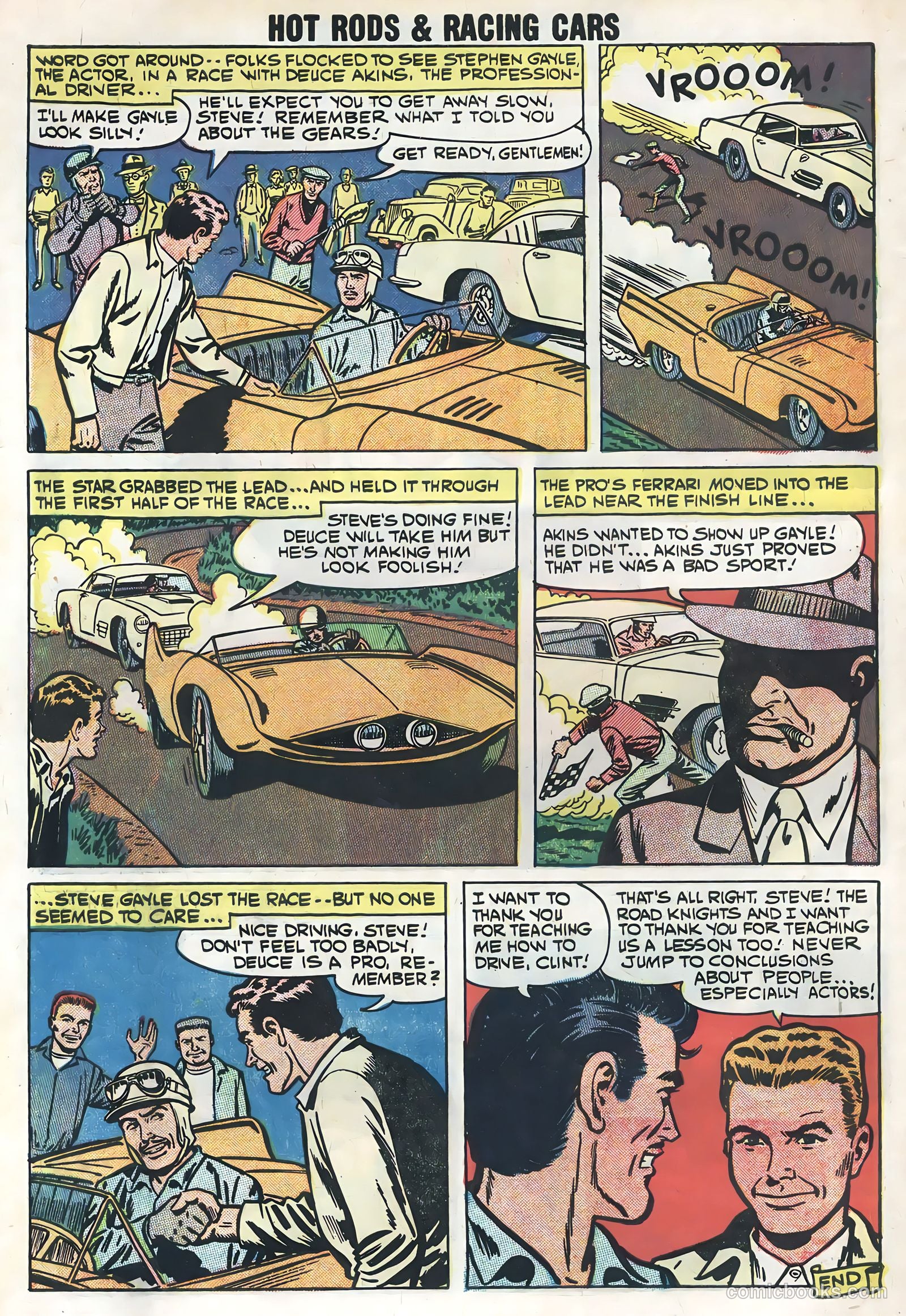 Hot Rods and Racing Cars #41 — page 34 of 36