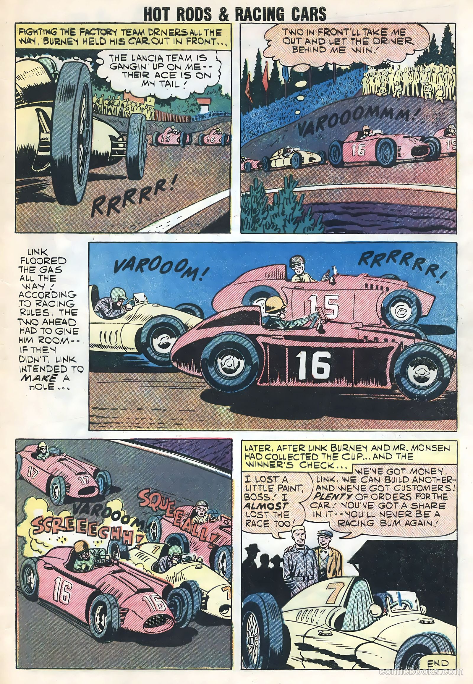 Hot Rods and Racing Cars #42 — page 33 of 36