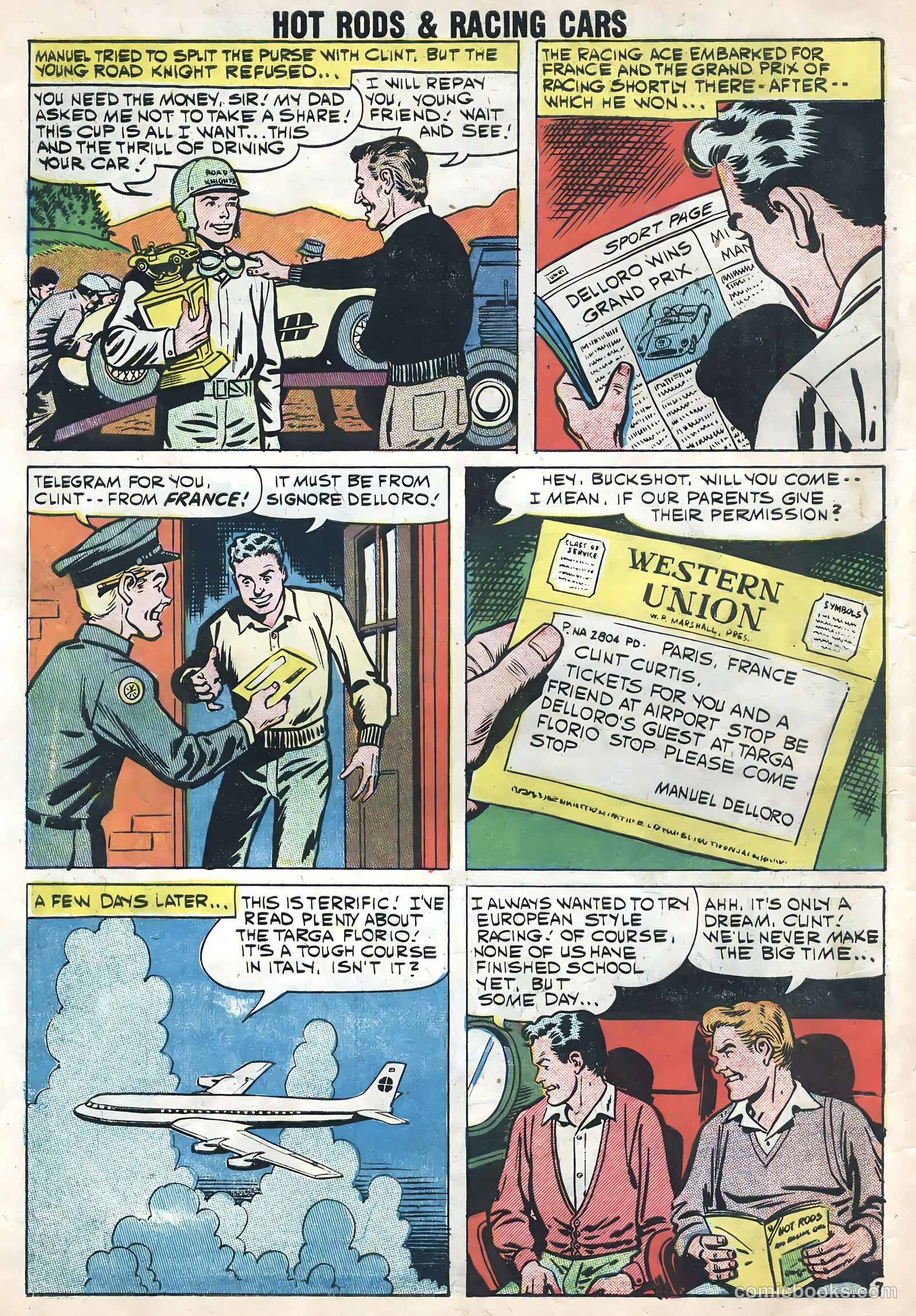 Hot Rods and Racing Cars #43 — page 10 of 36