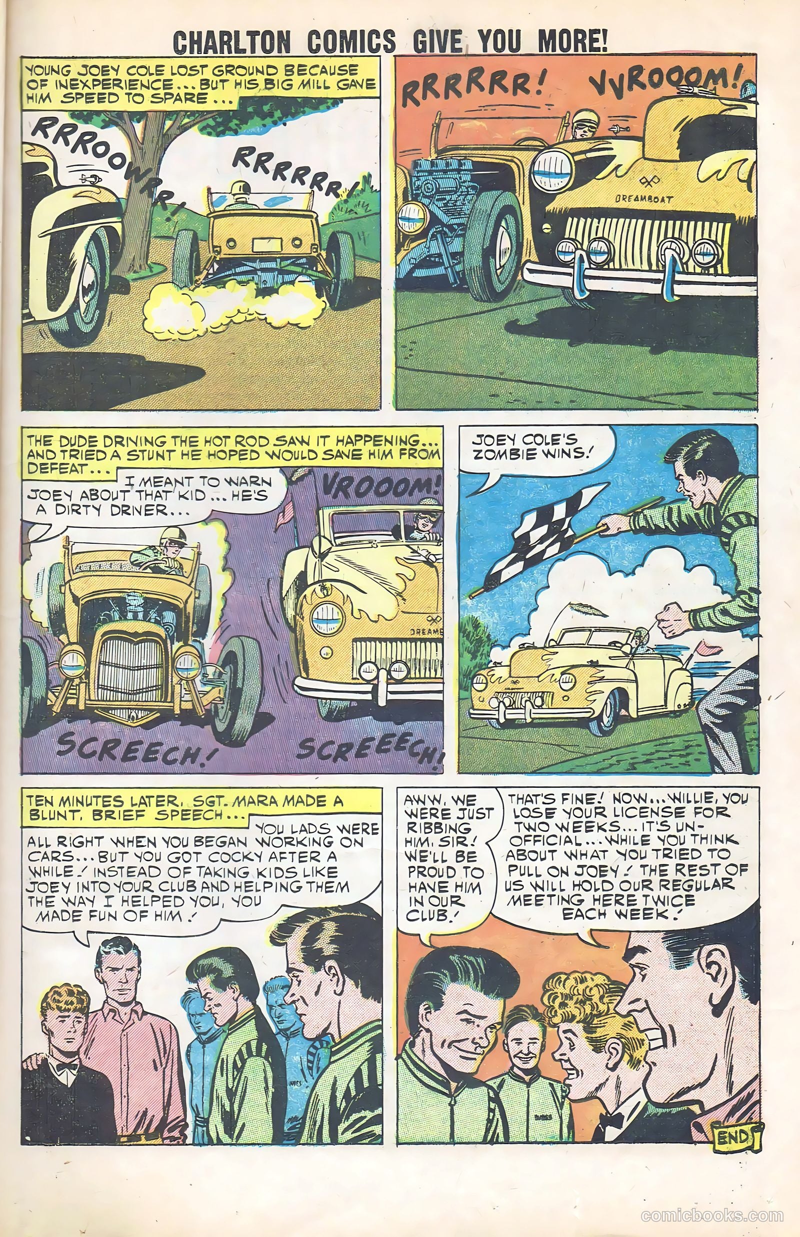 Hot Rods and Racing Cars #44 — page 17 of 36