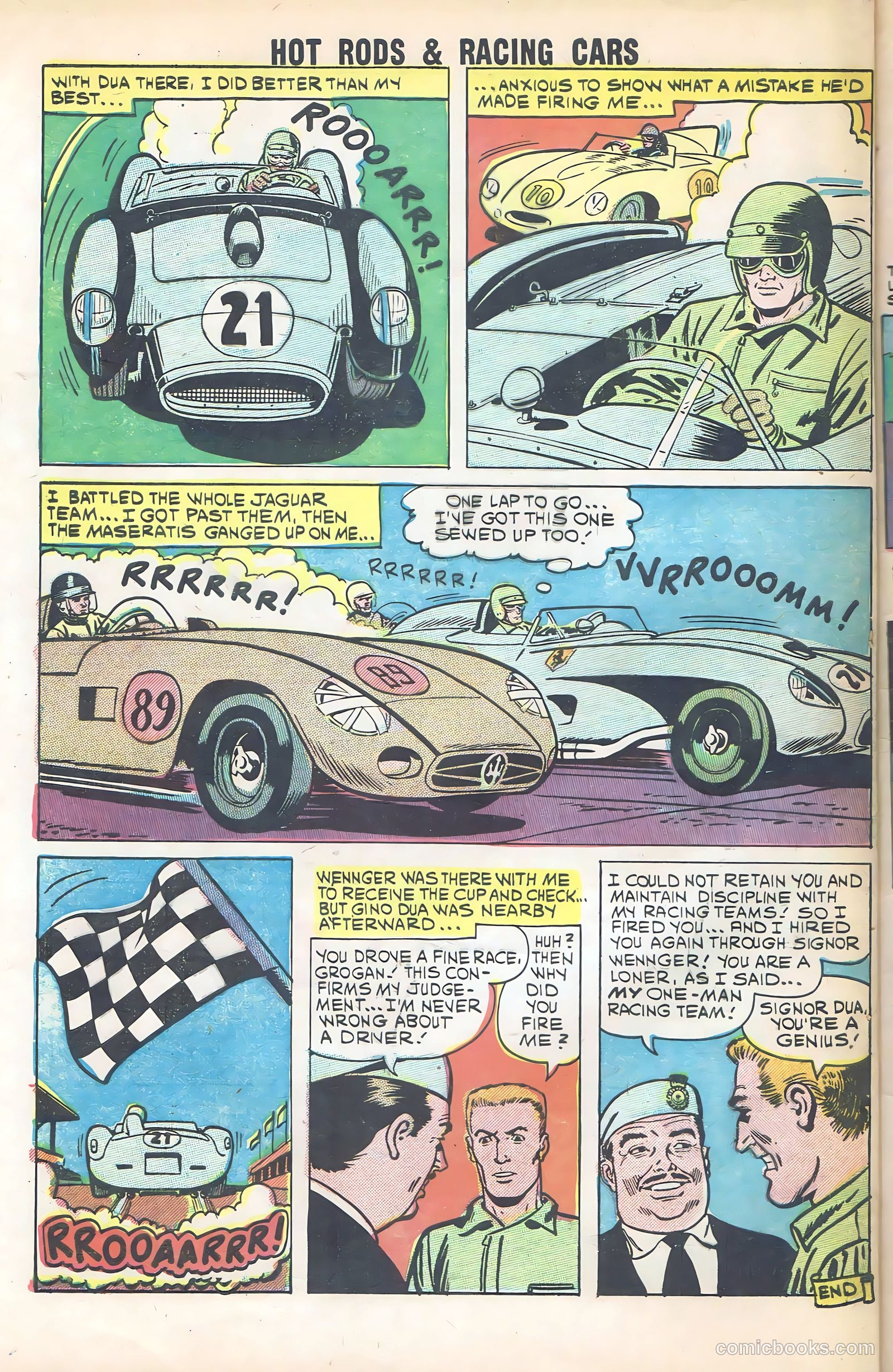Hot Rods and Racing Cars #44 — page 32 of 36