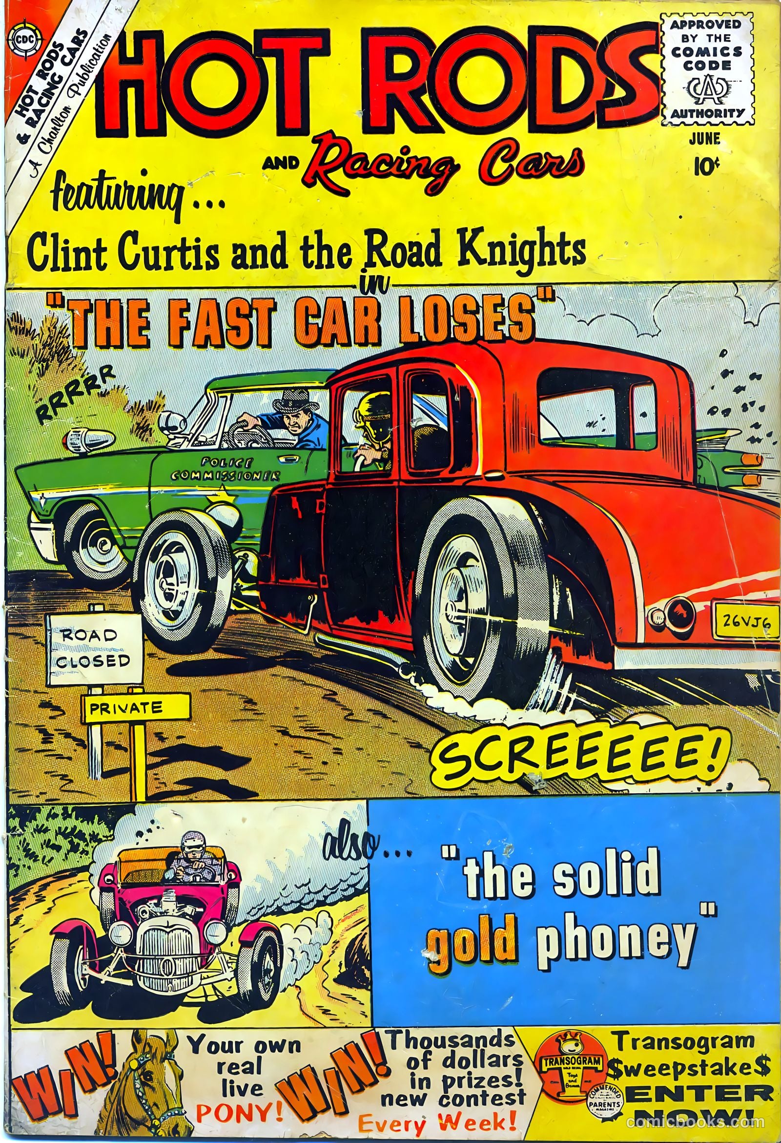 Hot Rods and Racing Cars #46 — page 1 of 36