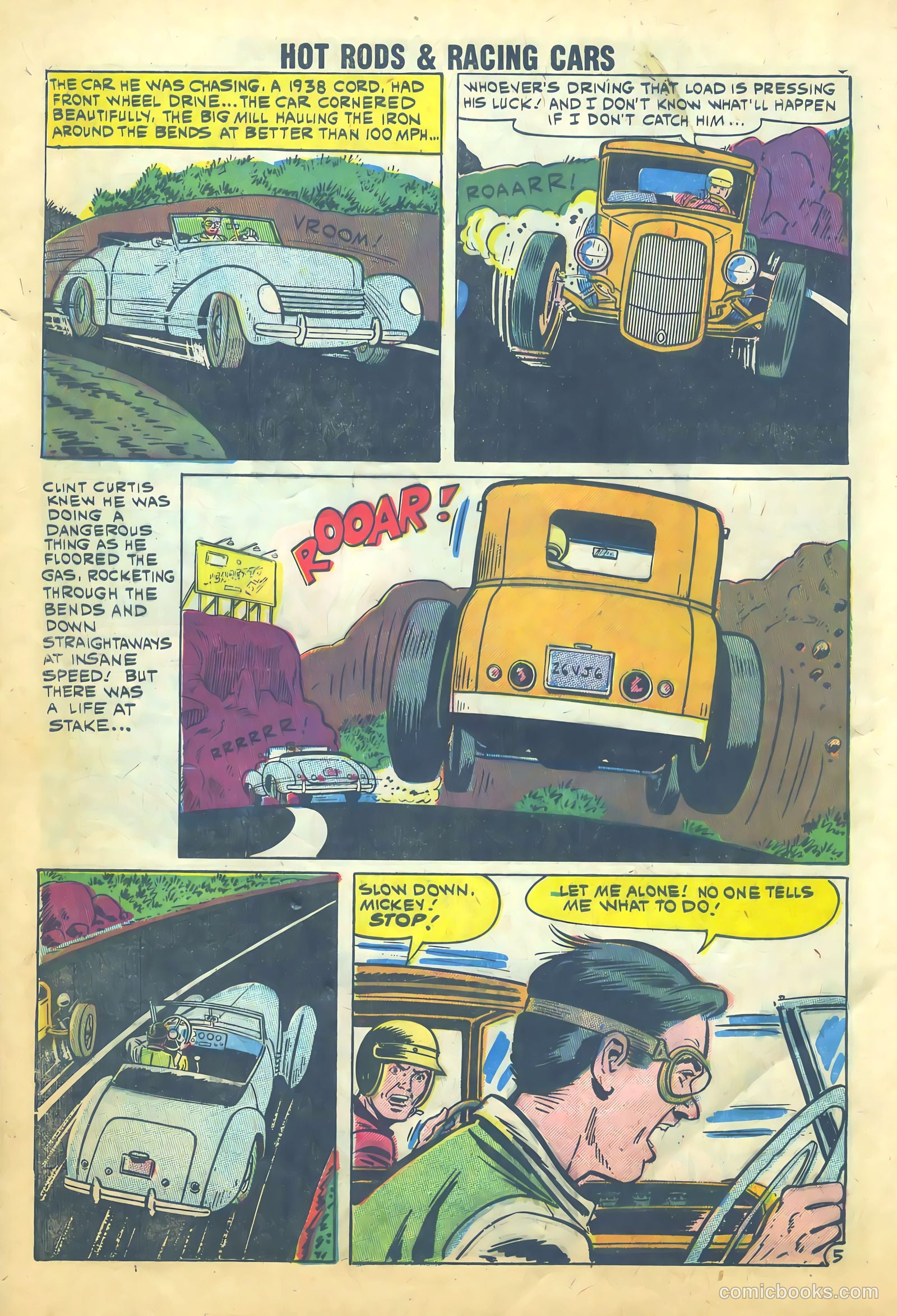 Hot Rods and Racing Cars #46 — page 8 of 36