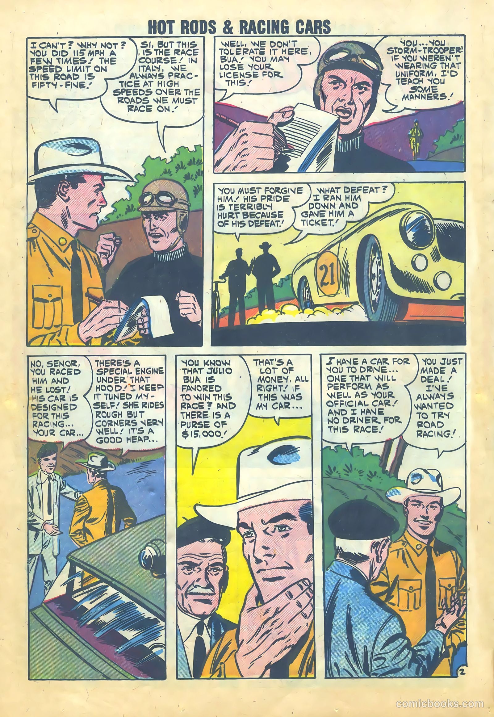 Hot Rods and Racing Cars #46 — page 12 of 36