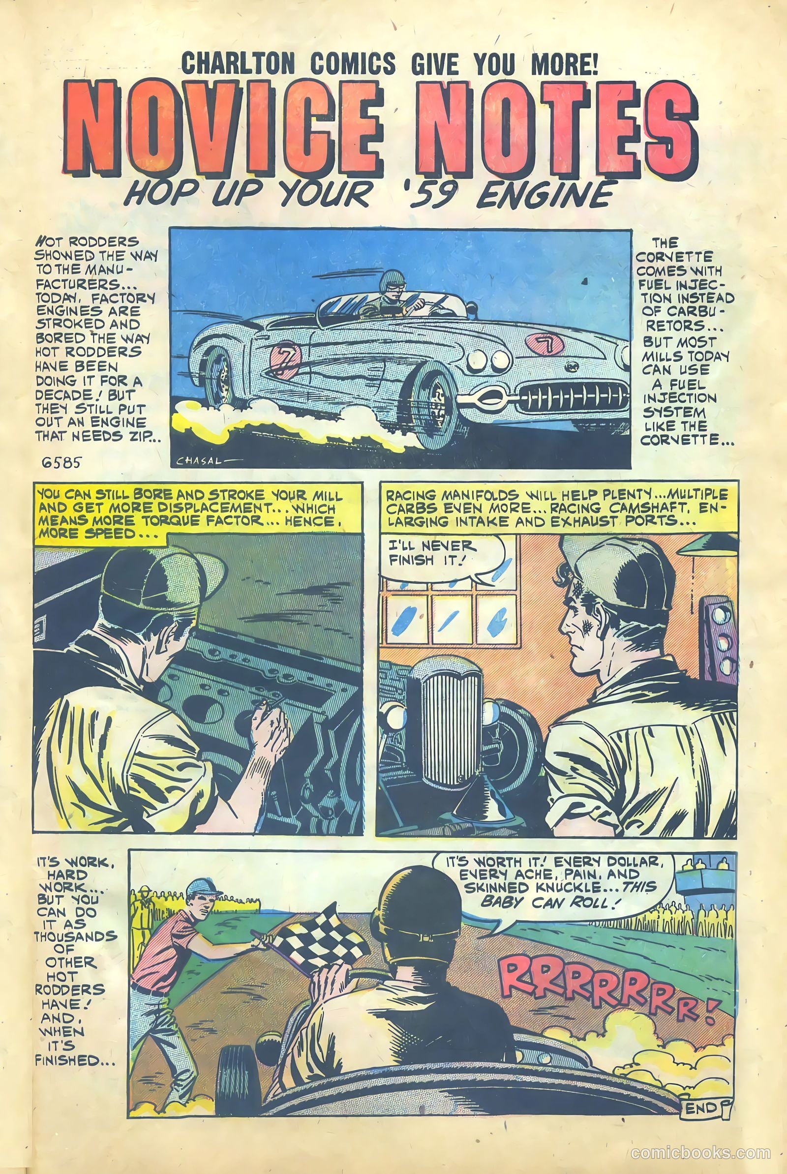 Hot Rods and Racing Cars #46 — page 33 of 36