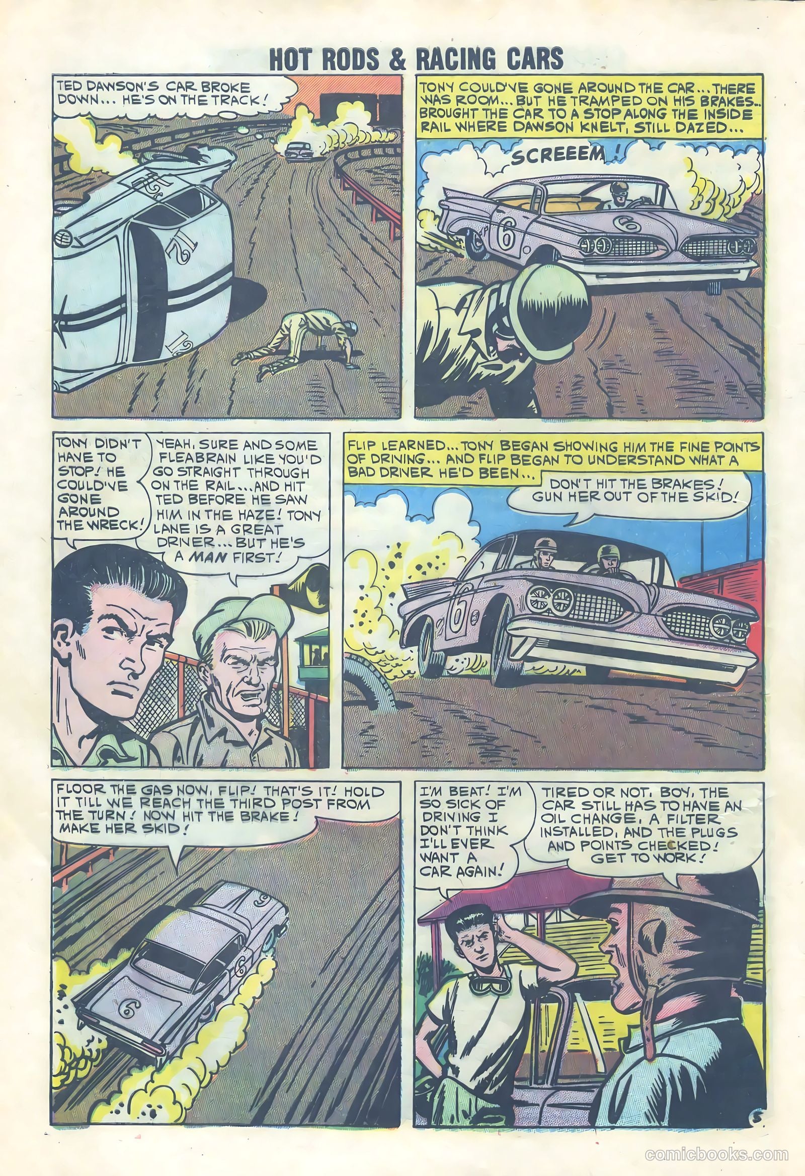 Hot Rods and Racing Cars #48 — page 8 of 37