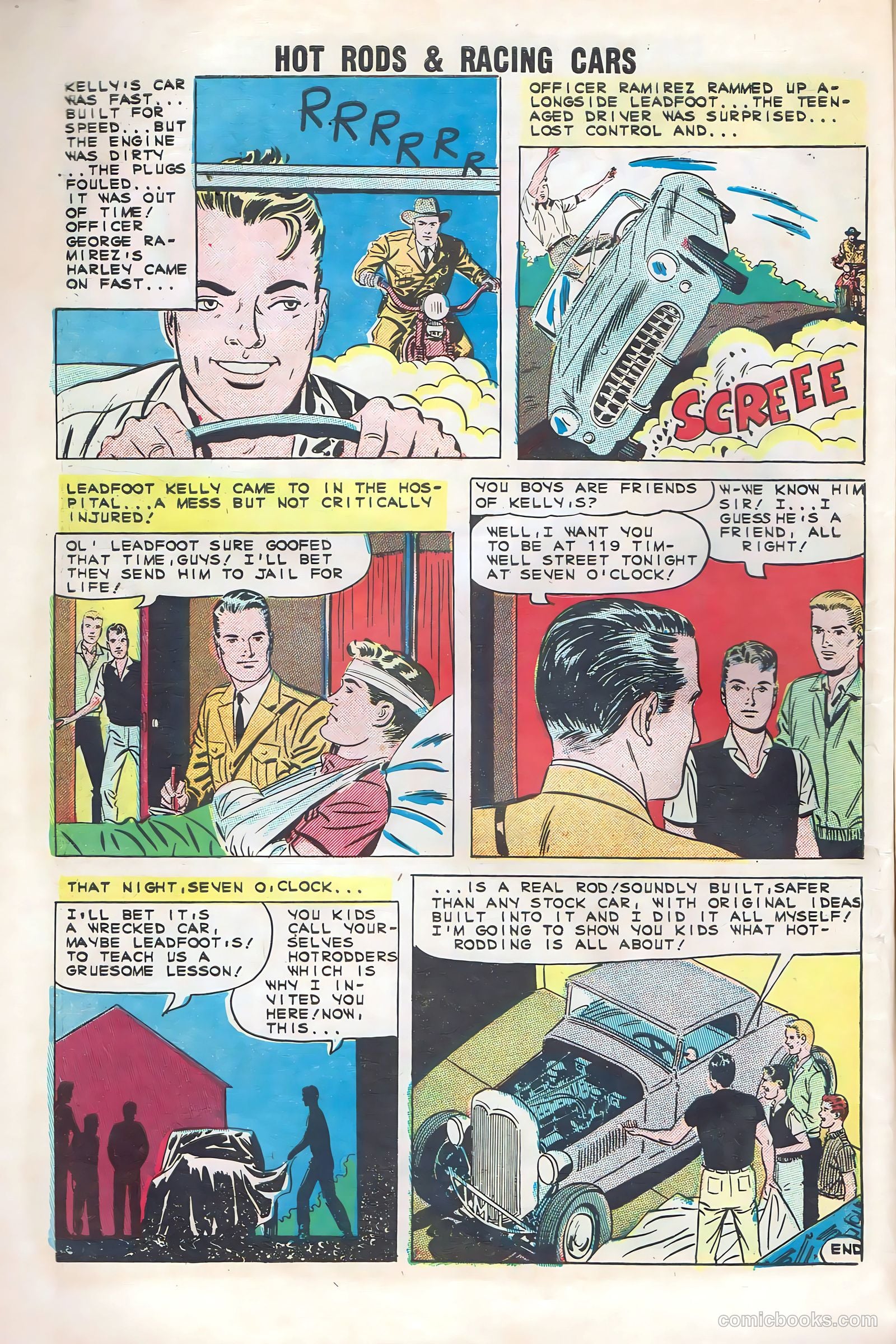 Hot Rods and Racing Cars #49 — page 10 of 36