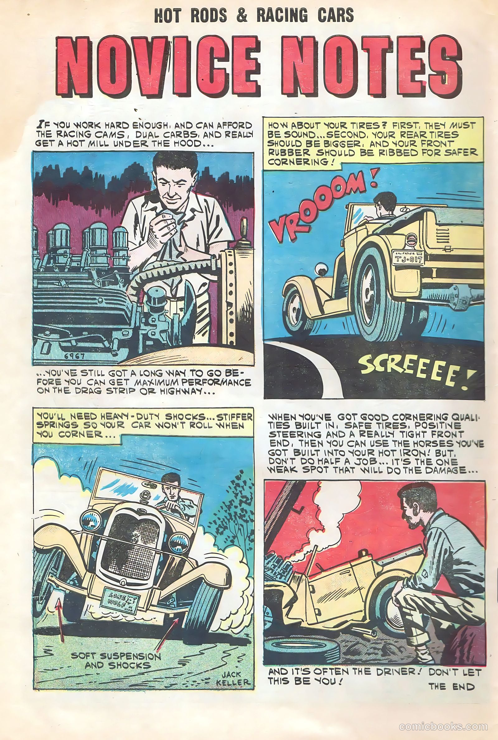 Hot Rods and Racing Cars #49 — page 34 of 36