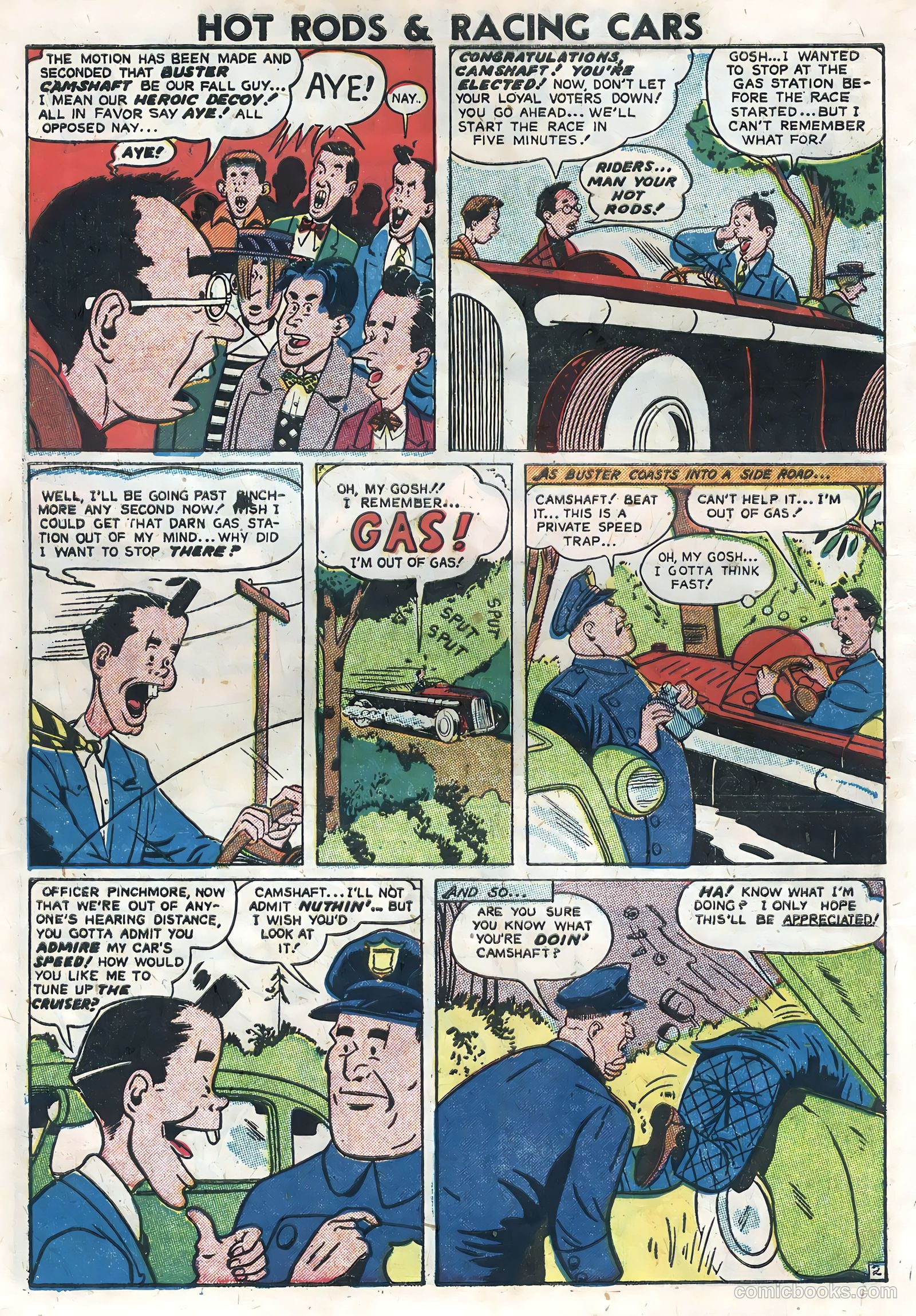 Hot Rods and Racing Cars #5 — page 10 of 36