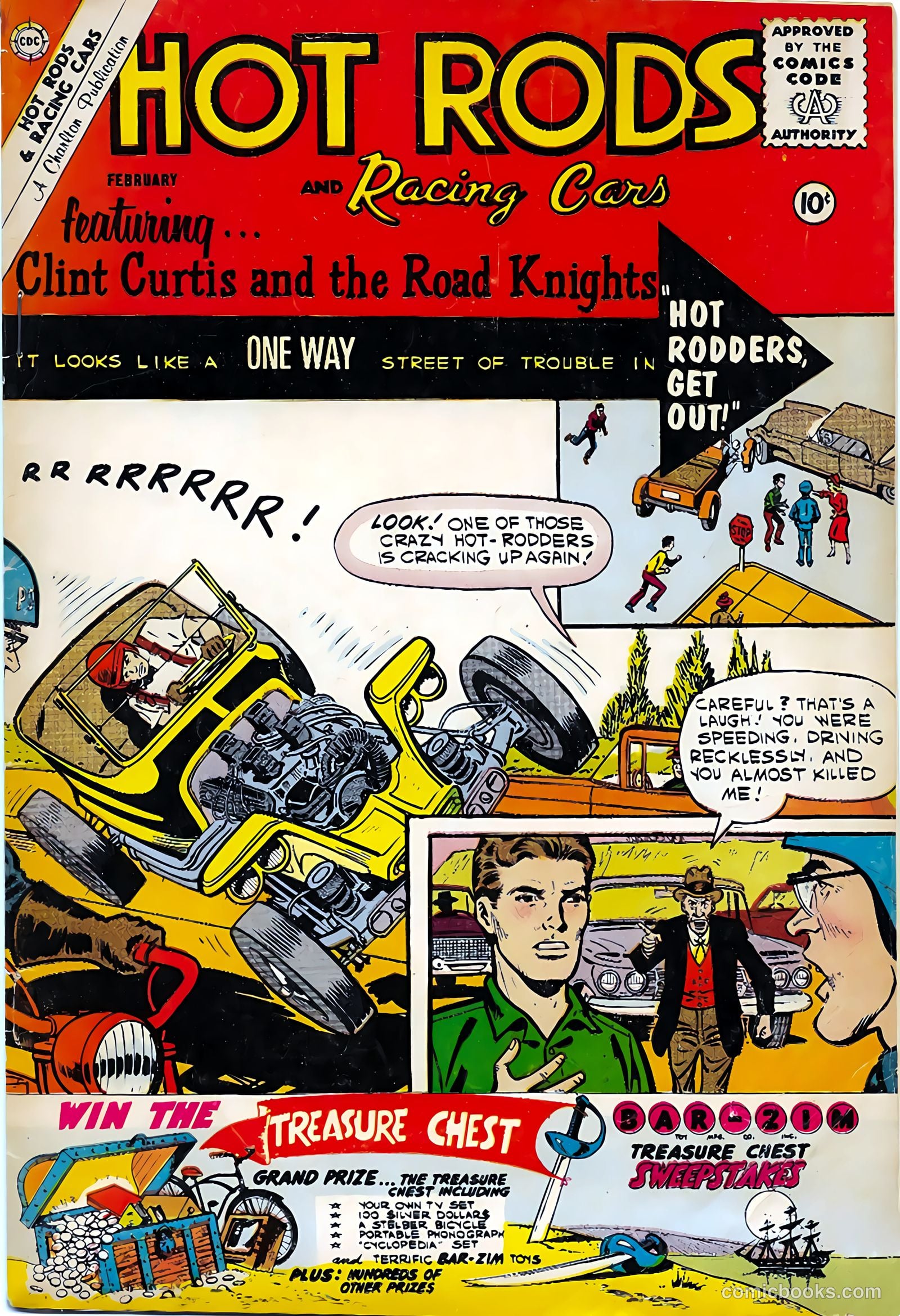 Hot Rods and Racing Cars #50 — page 1 of 37
