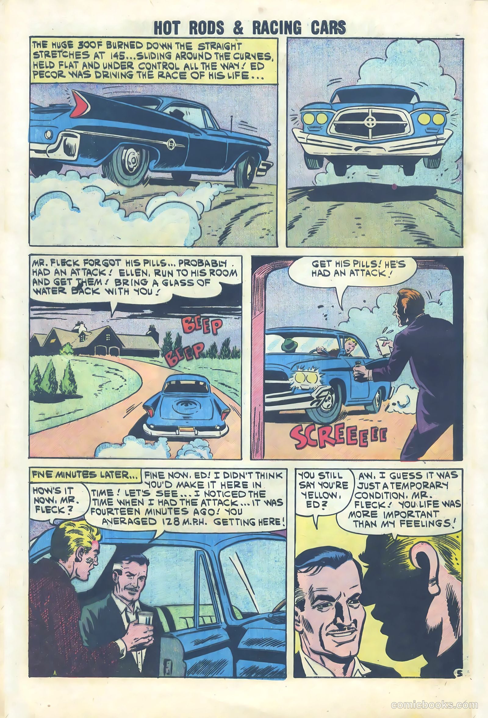 Hot Rods and Racing Cars #50 — page 8 of 37