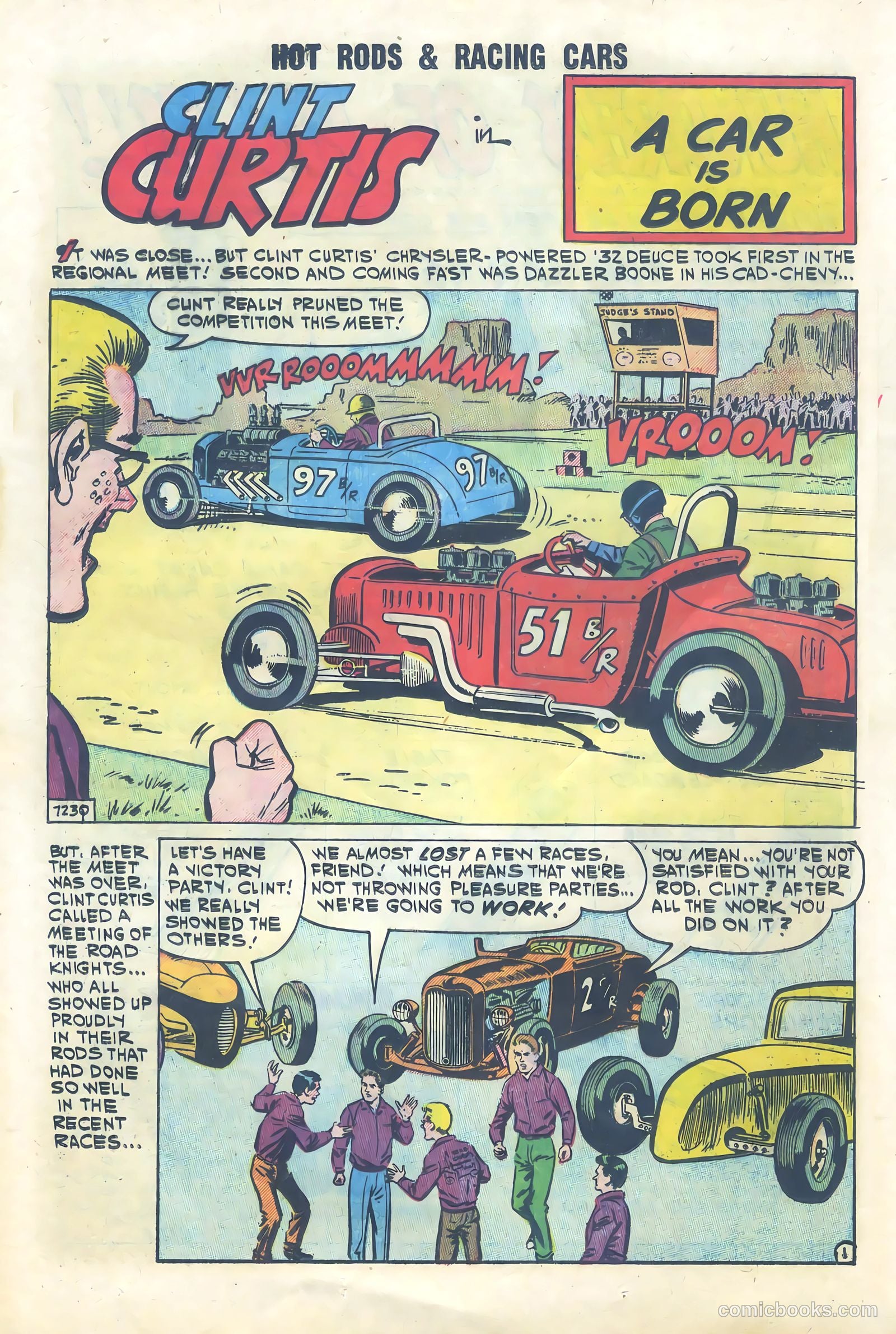 Hot Rods and Racing Cars #50 — page 12 of 37