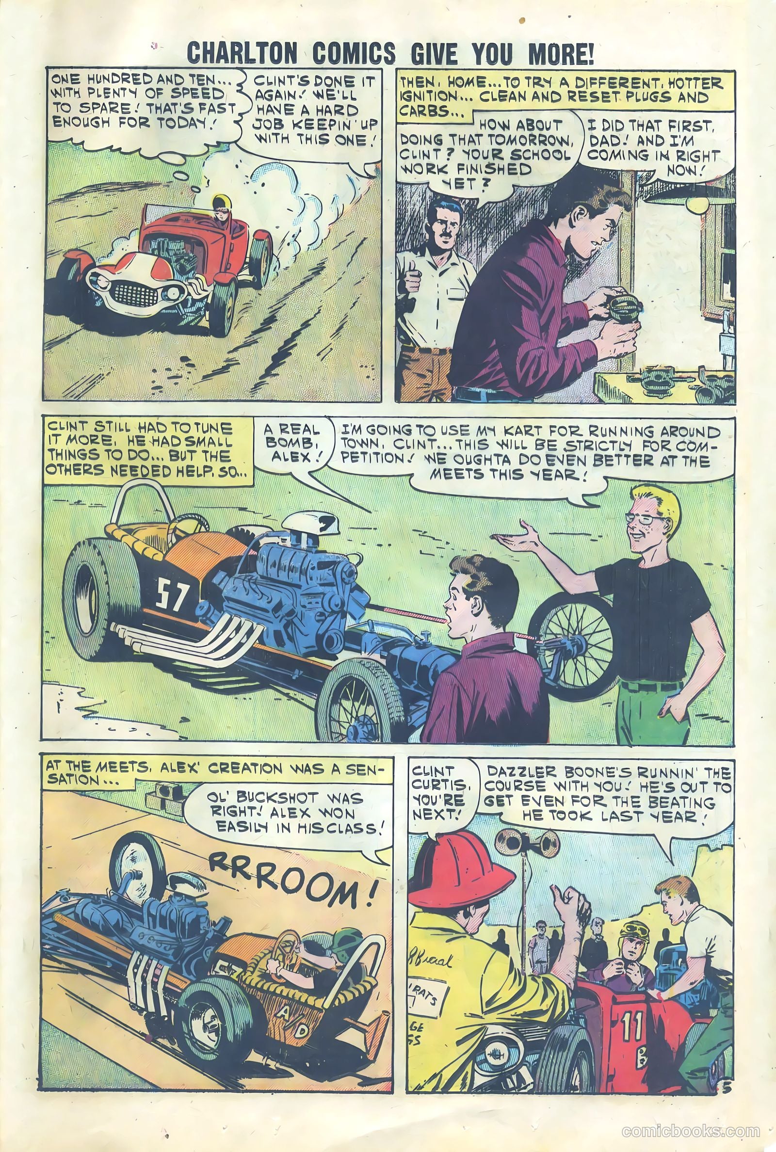 Hot Rods and Racing Cars #50 — page 17 of 37