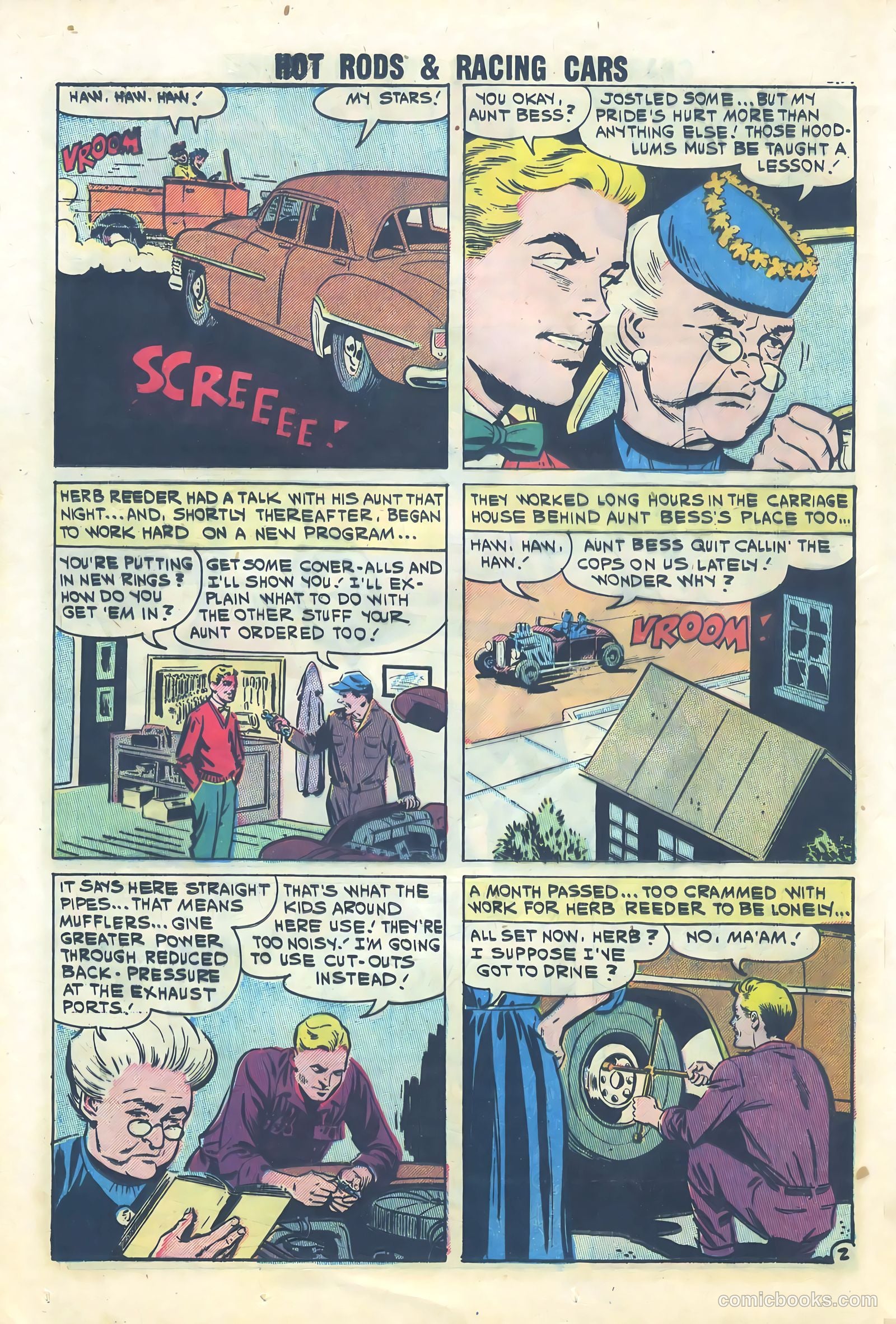 Hot Rods and Racing Cars #50 — page 24 of 37