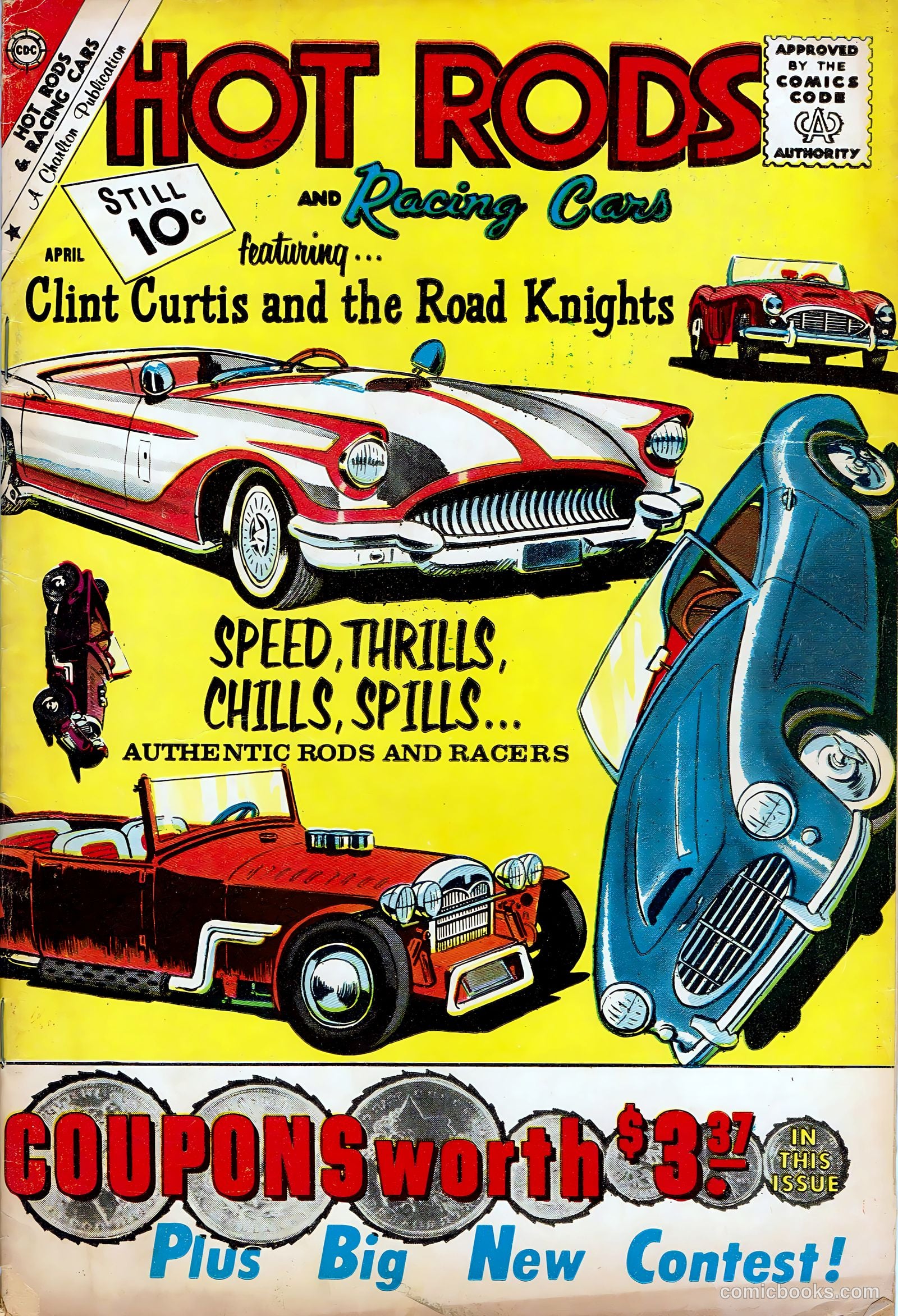 Hot Rods and Racing Cars #51 — page 1 of 36