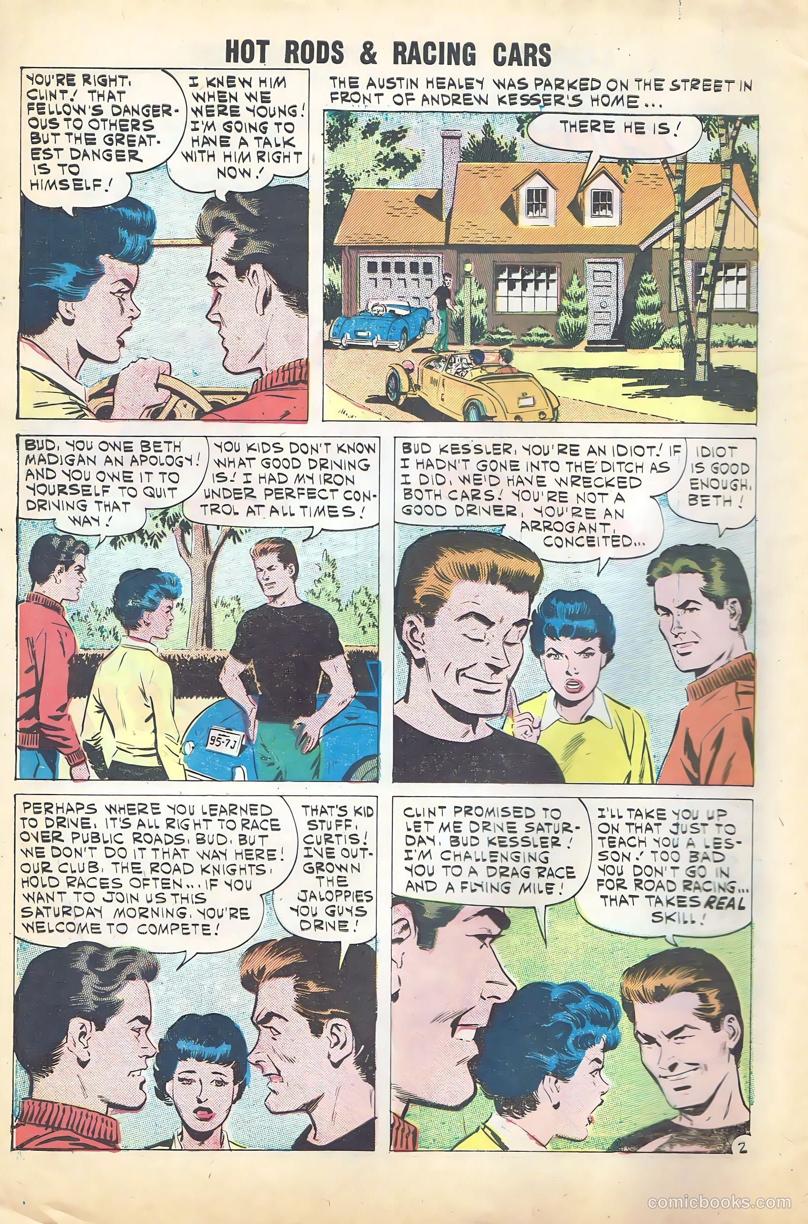 Hot Rods and Racing Cars #51 — page 4 of 36