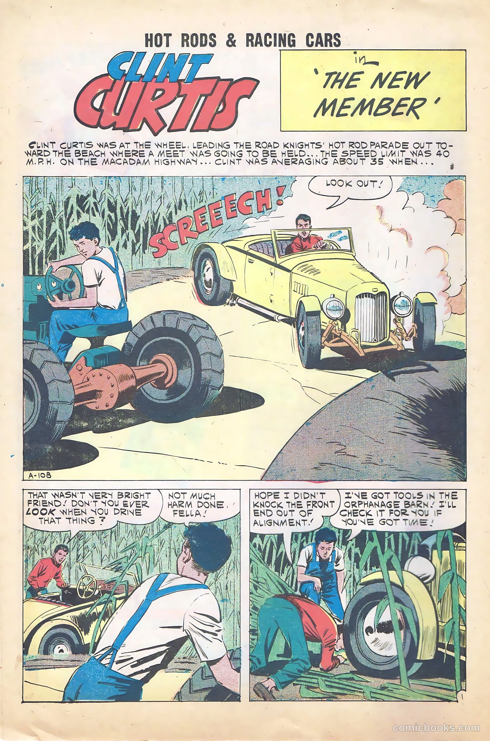 Hot Rods and Racing Cars #51 — page 12 of 36