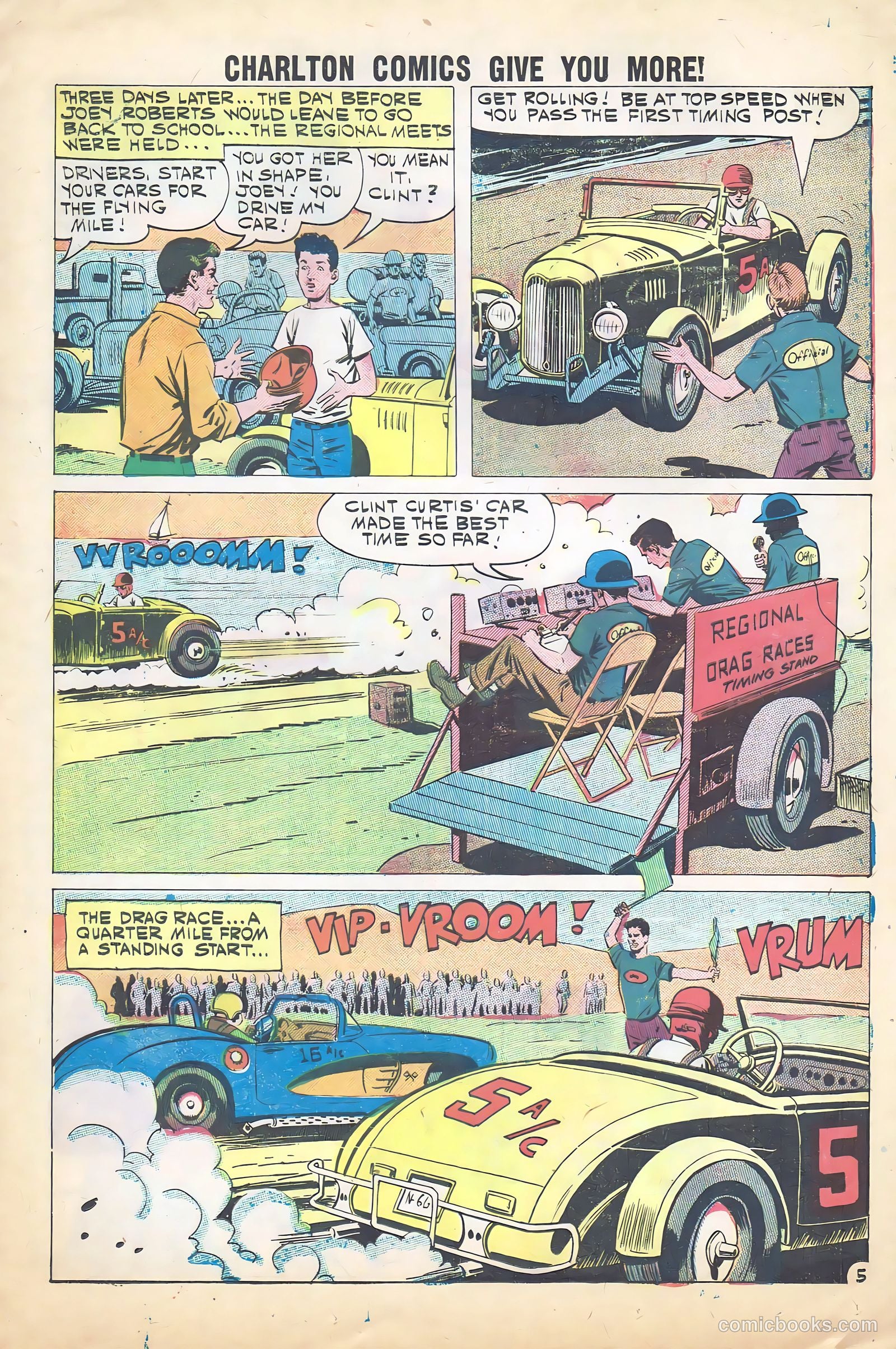 Hot Rods and Racing Cars #51 — page 17 of 36
