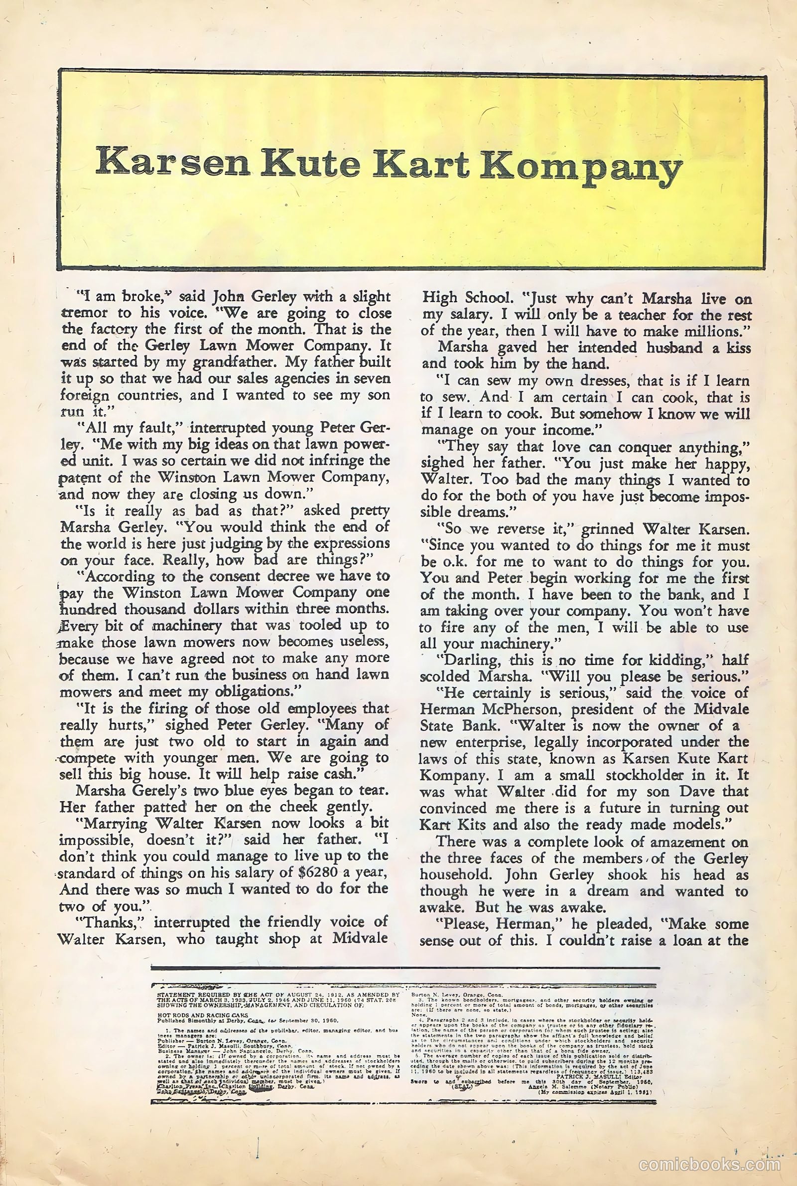 Hot Rods and Racing Cars #51 — page 20 of 36
