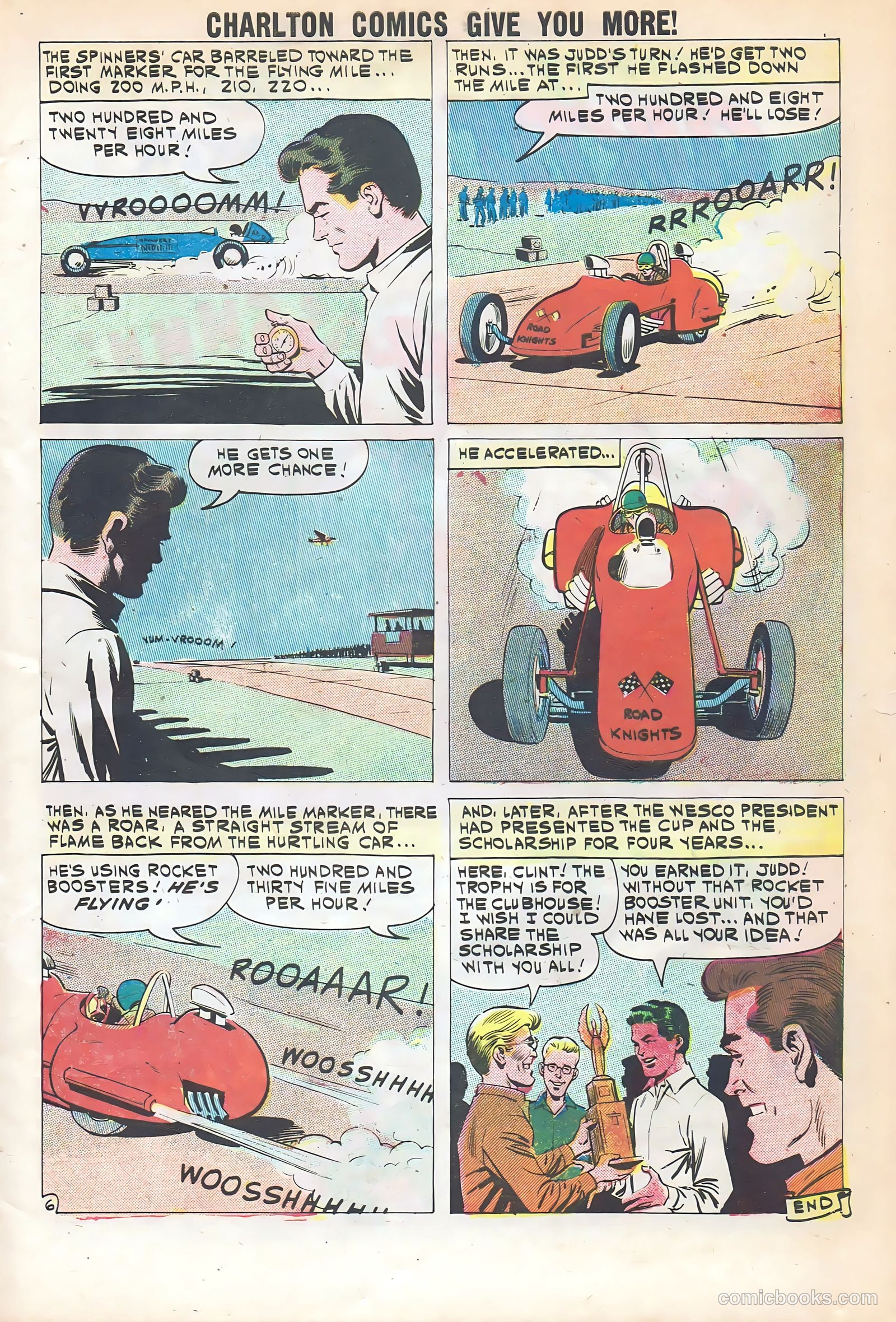 Hot Rods and Racing Cars #52 — page 9 of 36