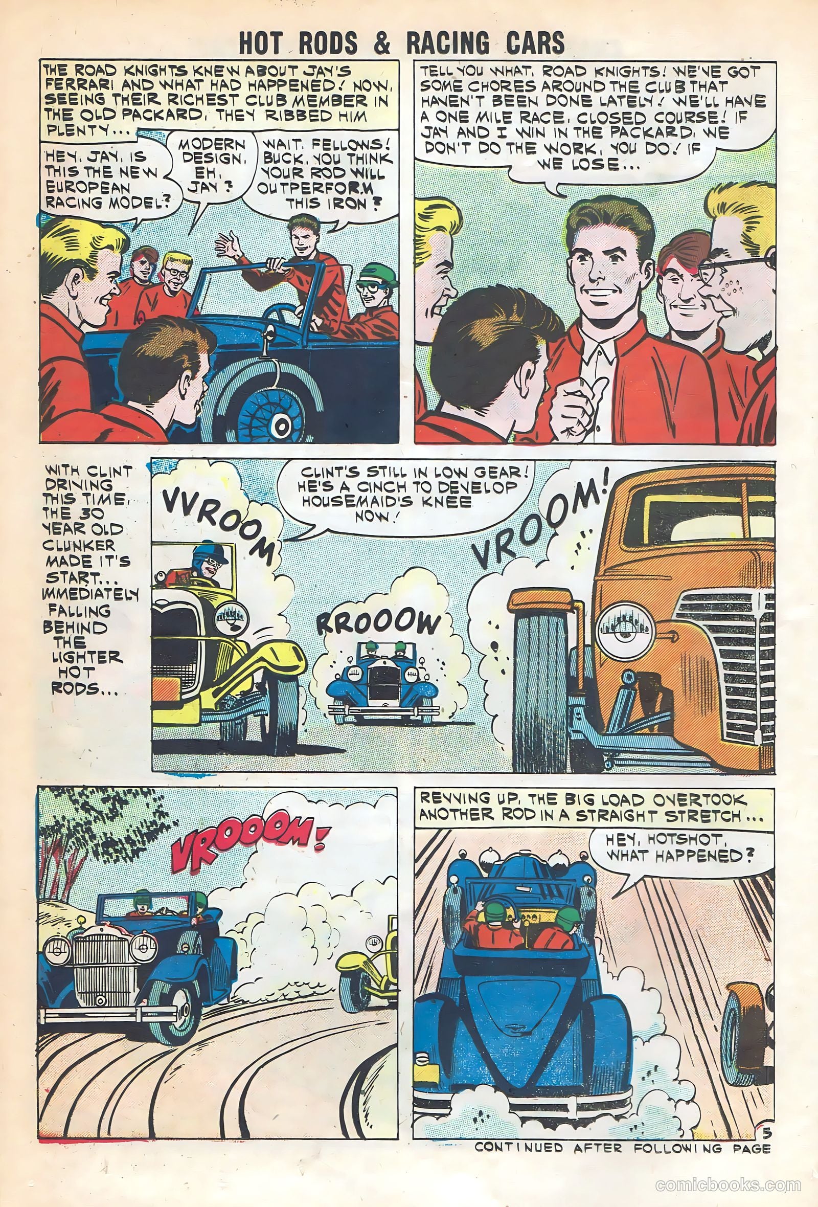 Hot Rods and Racing Cars #52 — page 14 of 36