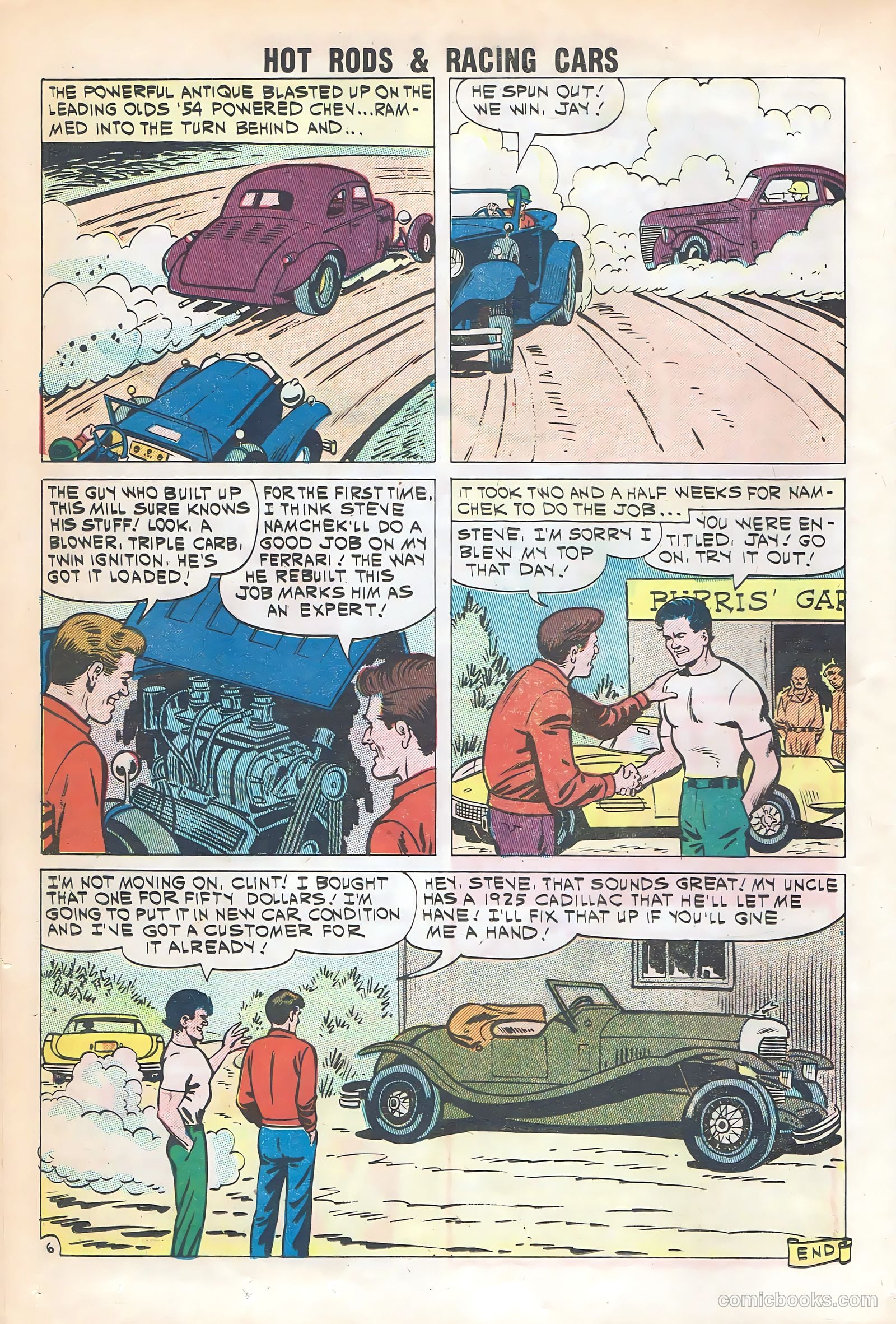 Hot Rods and Racing Cars #52 — page 16 of 36