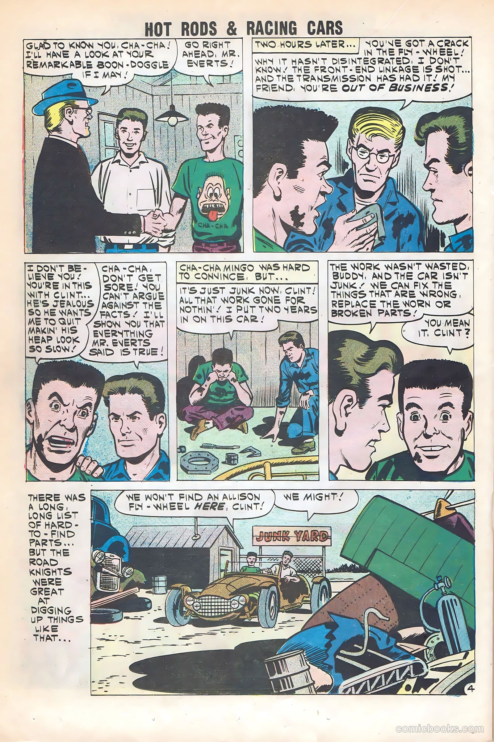 Hot Rods and Racing Cars #52 — page 20 of 36