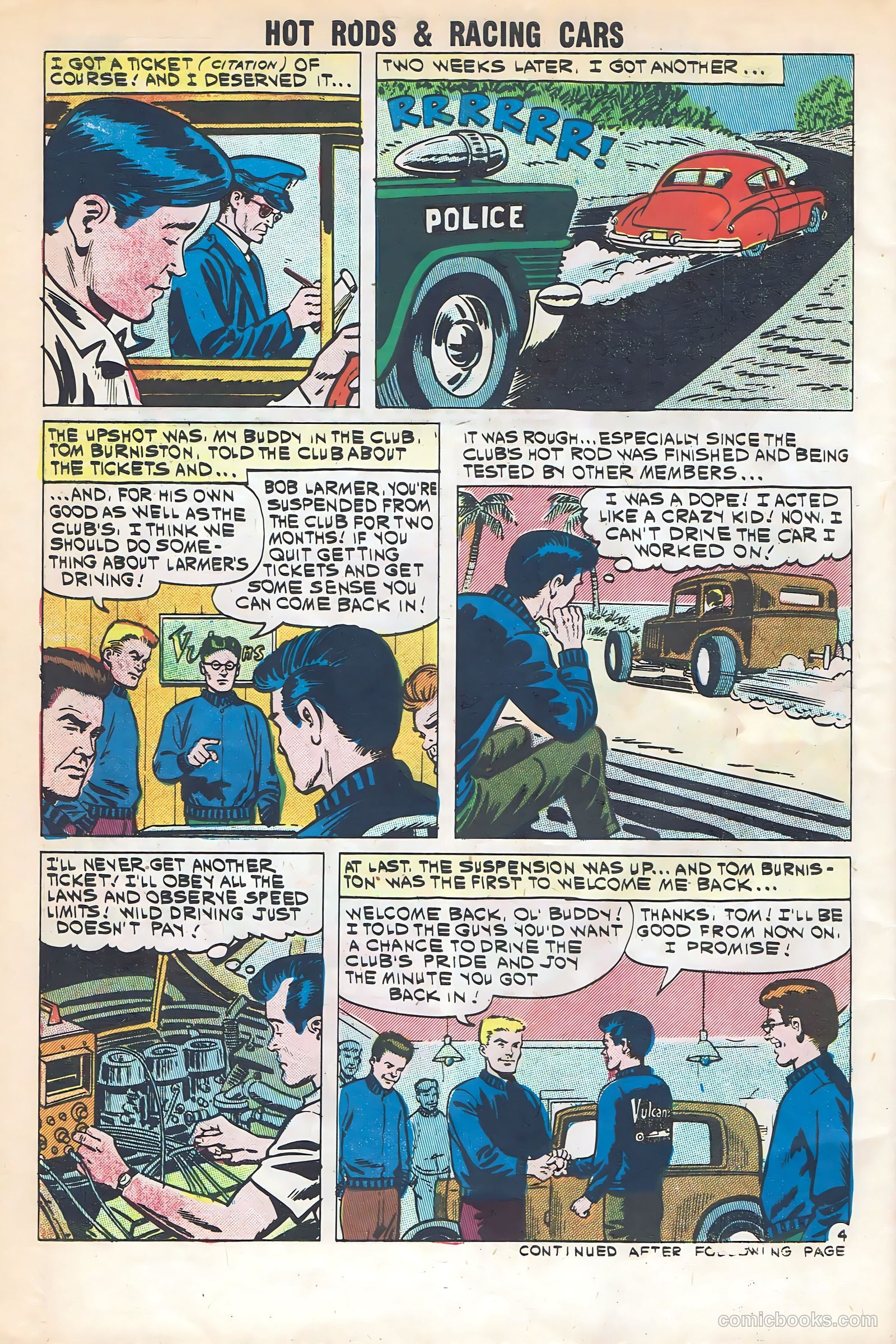 Hot Rods and Racing Cars #52 — page 30 of 36