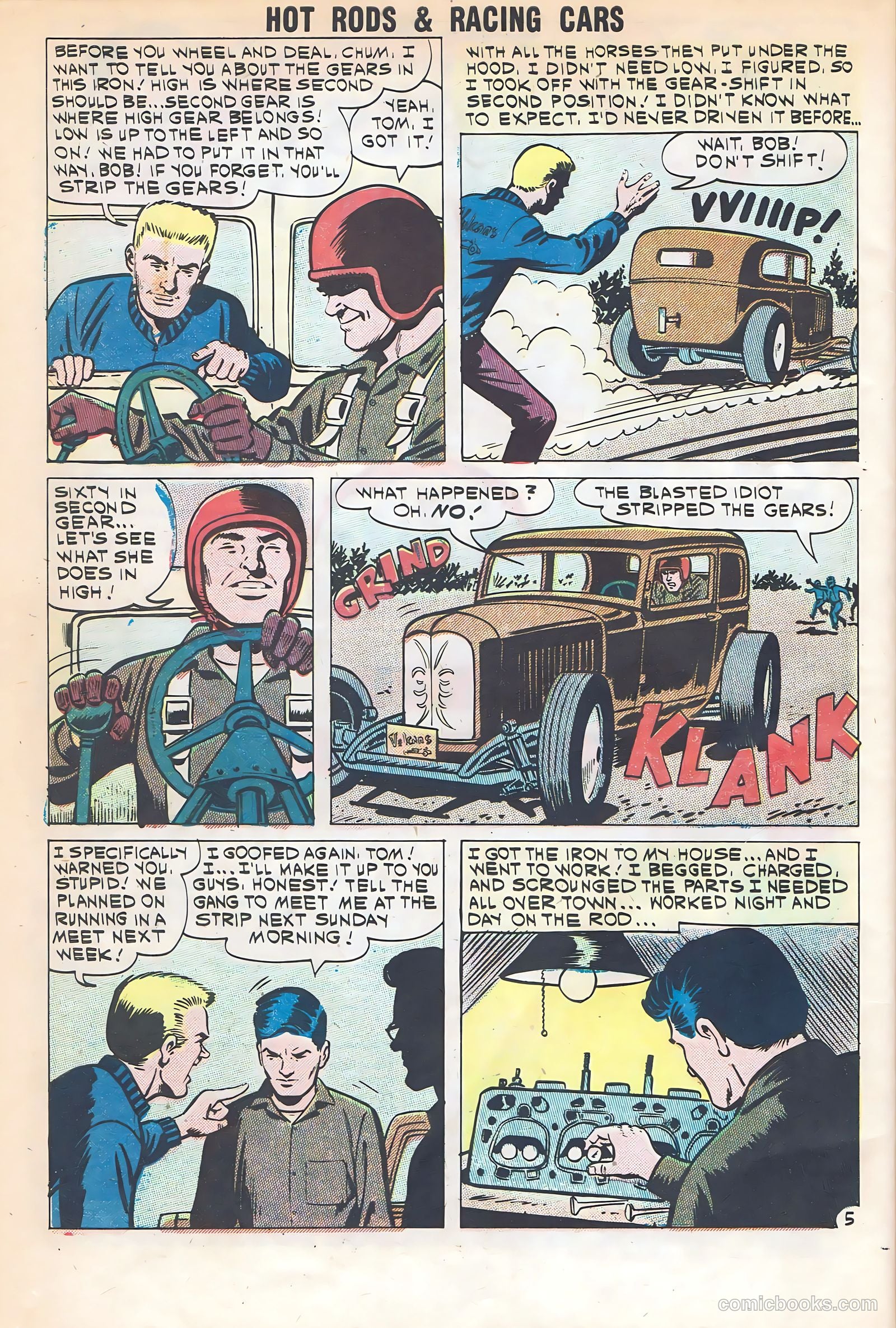 Hot Rods and Racing Cars #52 — page 32 of 36