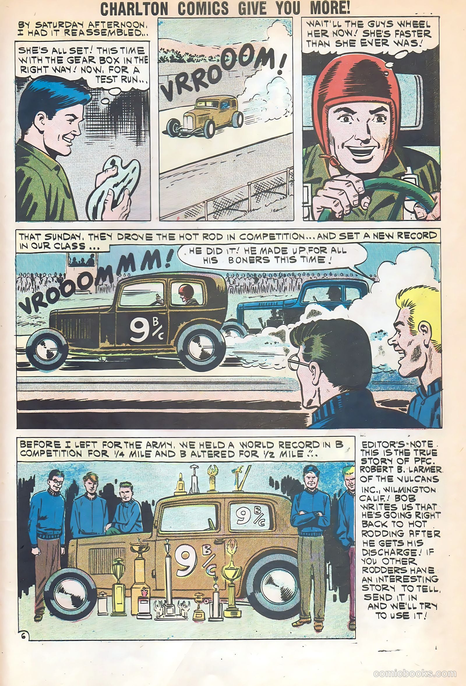 Hot Rods and Racing Cars #52 — page 33 of 36
