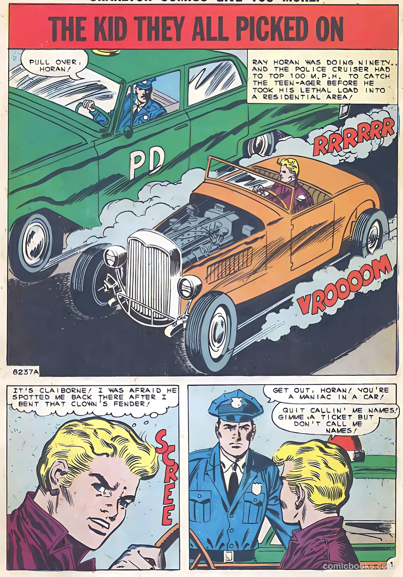 Hot Rods and Racing Cars #53 — page 16 of 31
