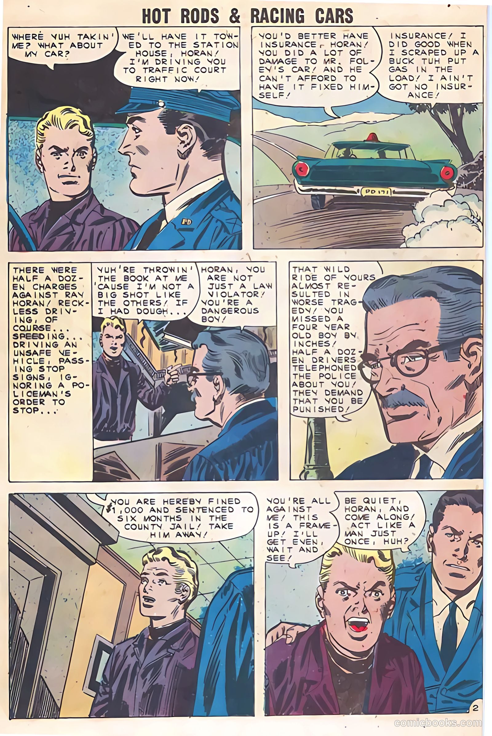 Hot Rods and Racing Cars #53 — page 17 of 31